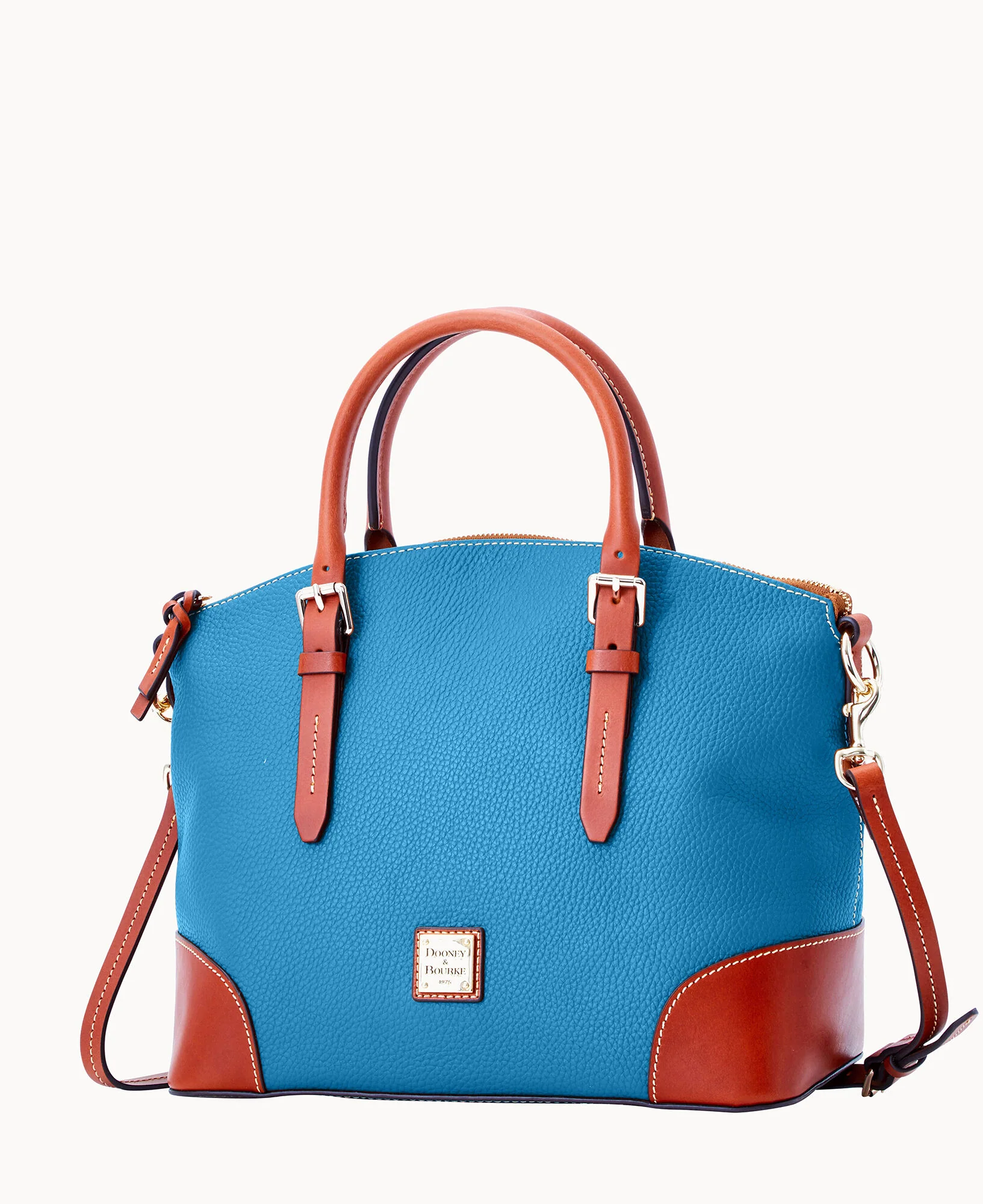 Pebble Grain Domed Satchel - Image 91