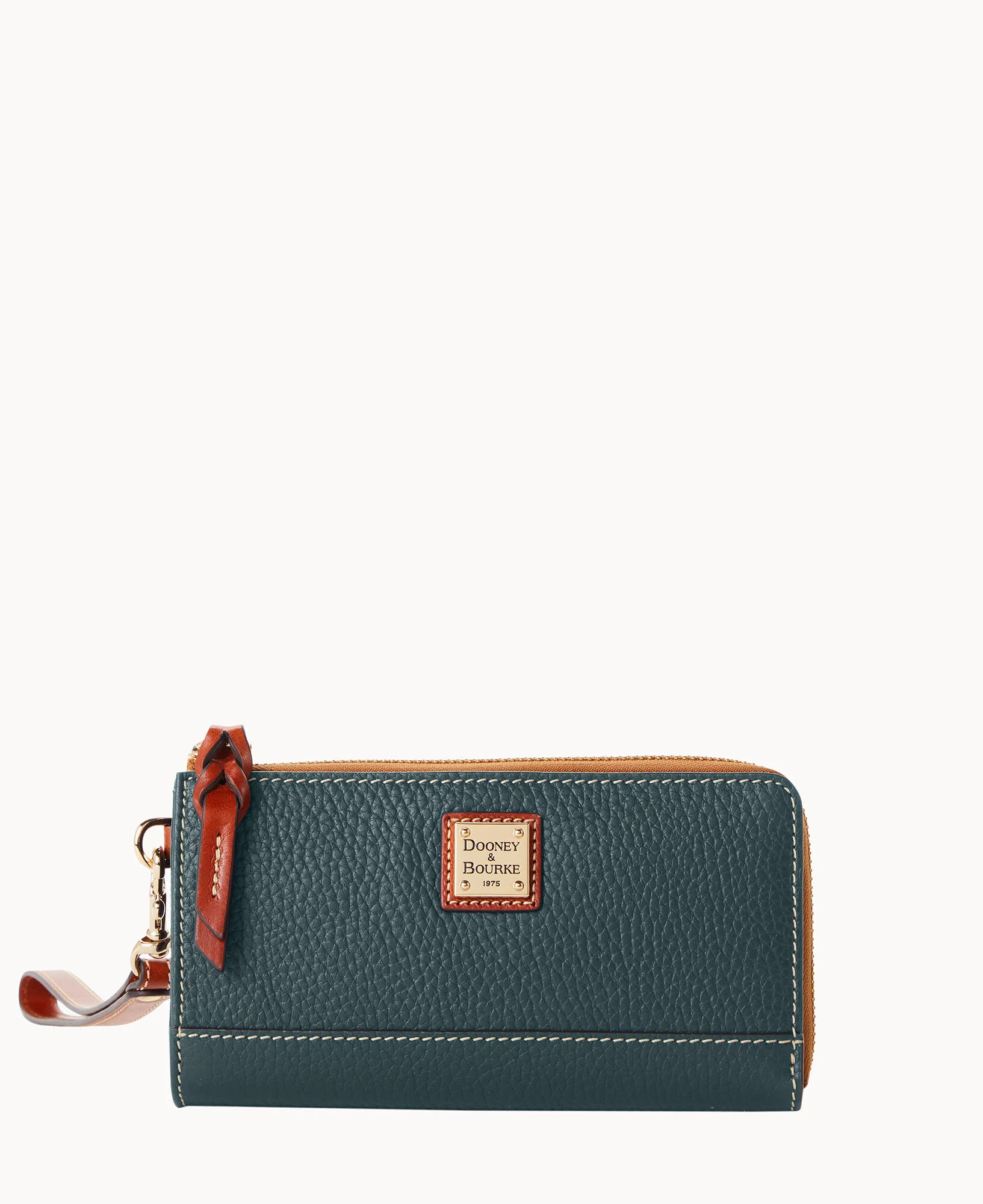 Pebble Grain Folded Zip Wristlet - Image 32