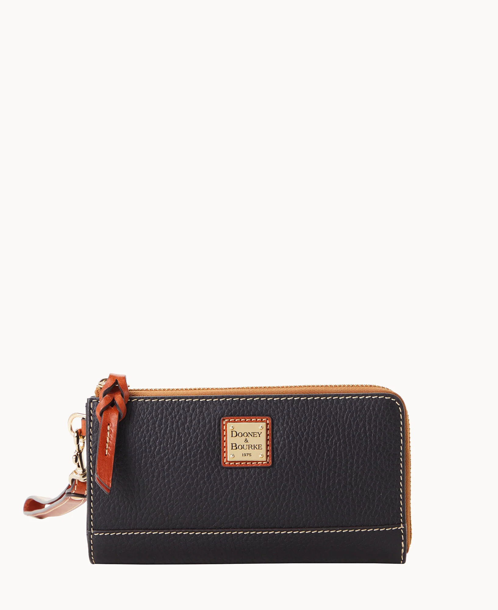 Pebble Grain Folded Zip Wristlet - Image 40