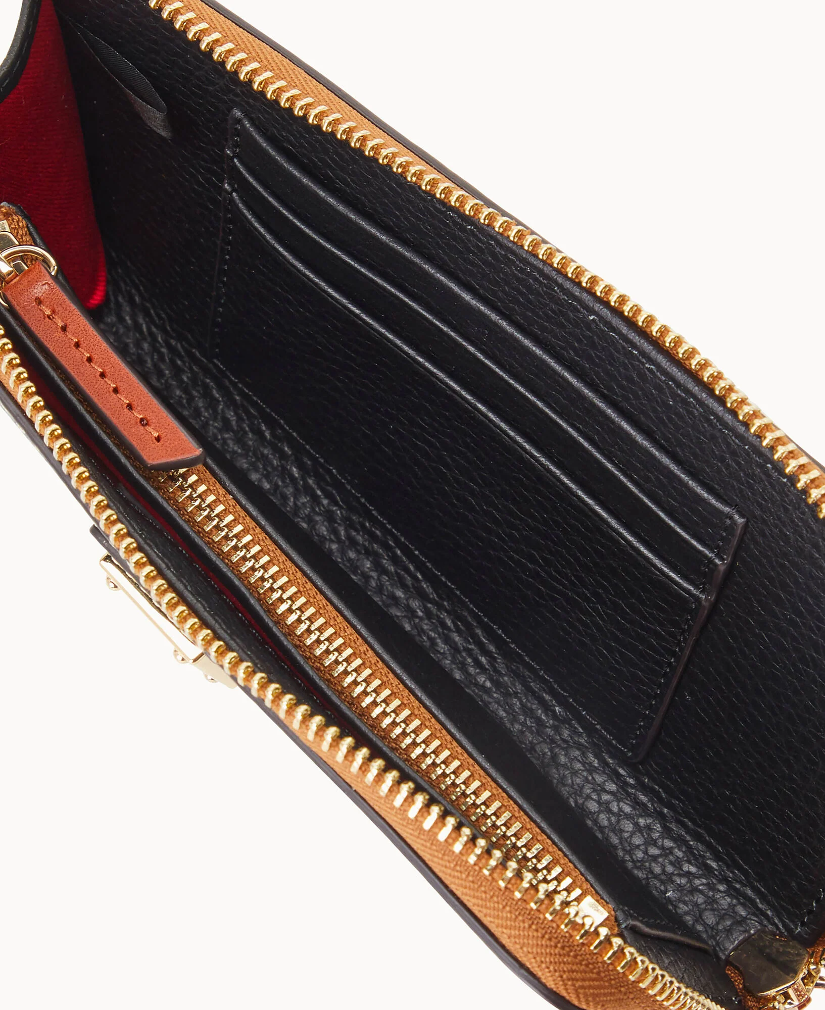 Pebble Grain Folded Zip Wristlet - Image 42