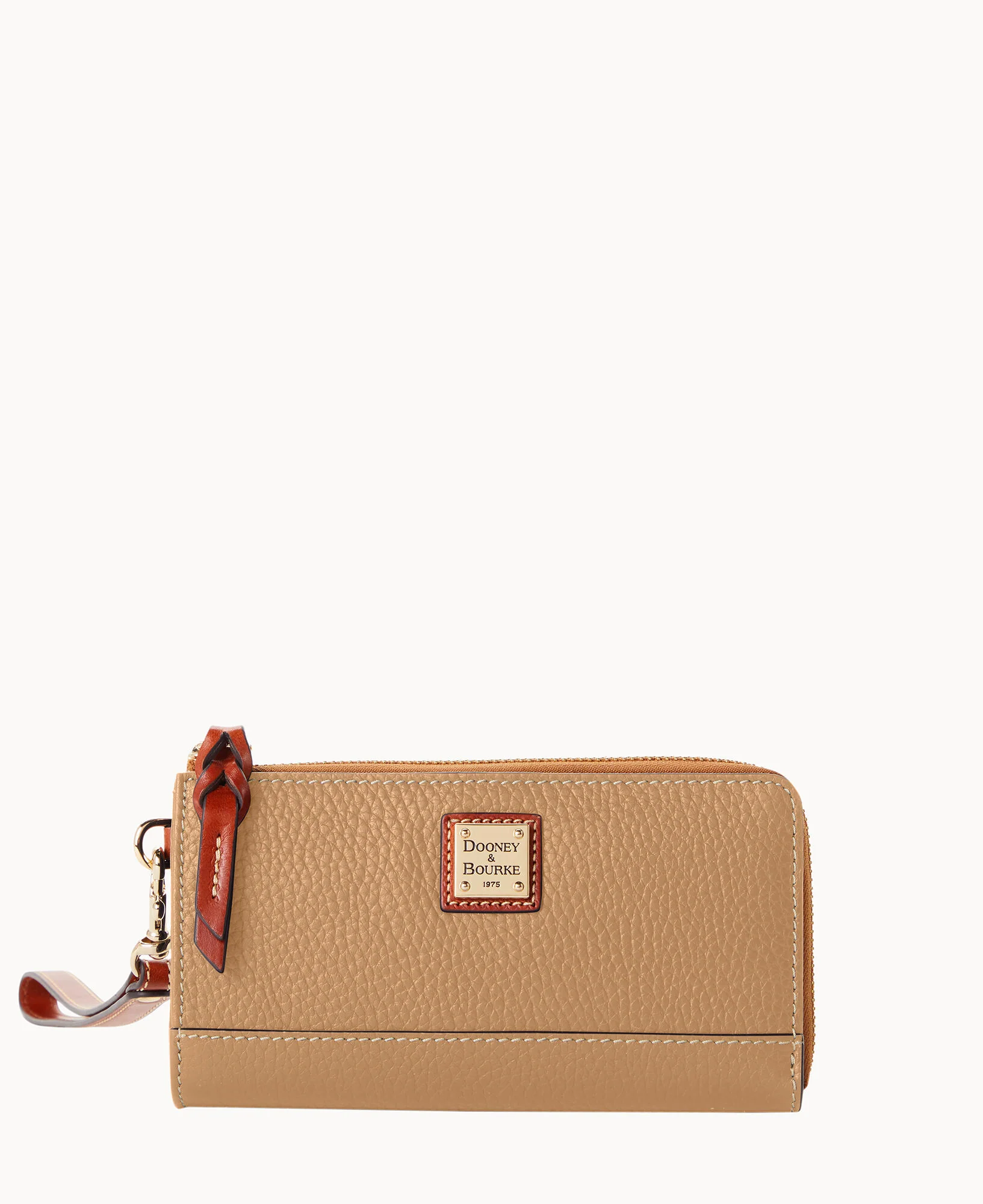 Pebble Grain Folded Zip Wristlet - Image 48