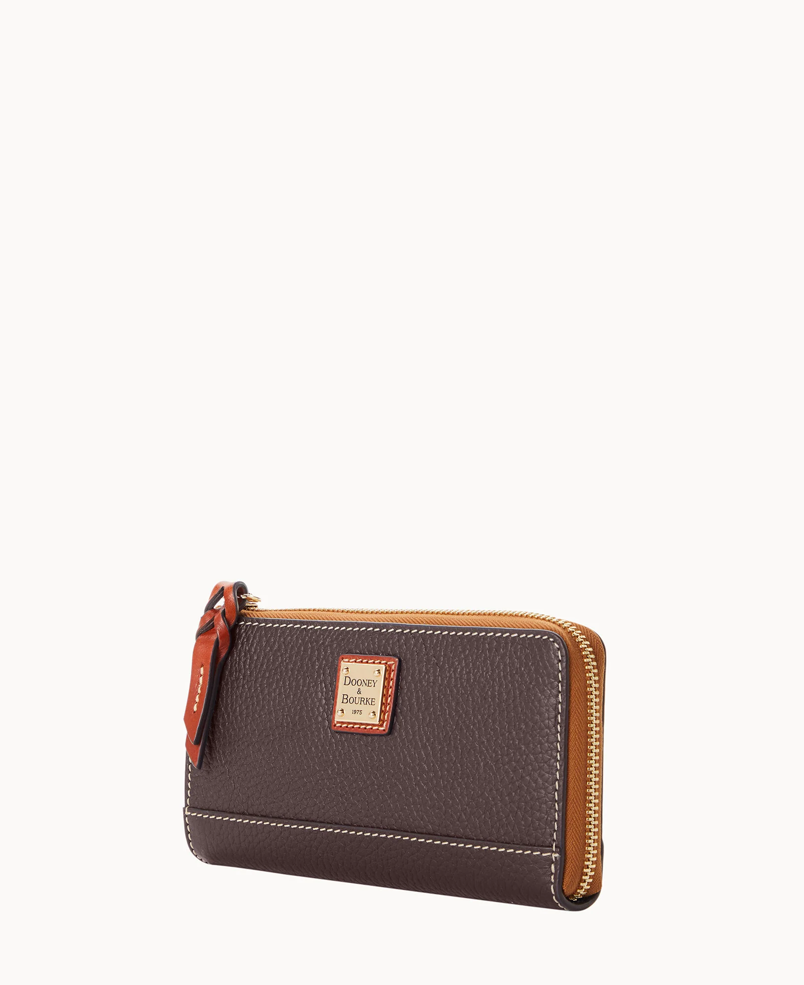 Pebble Grain Folded Zip Wristlet - Image 52