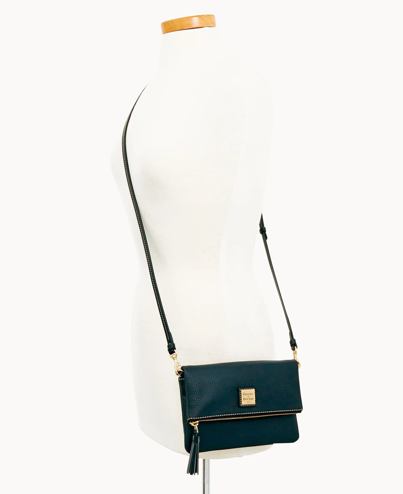 Pebble Grain Foldover Zip Crossbody - Image 39