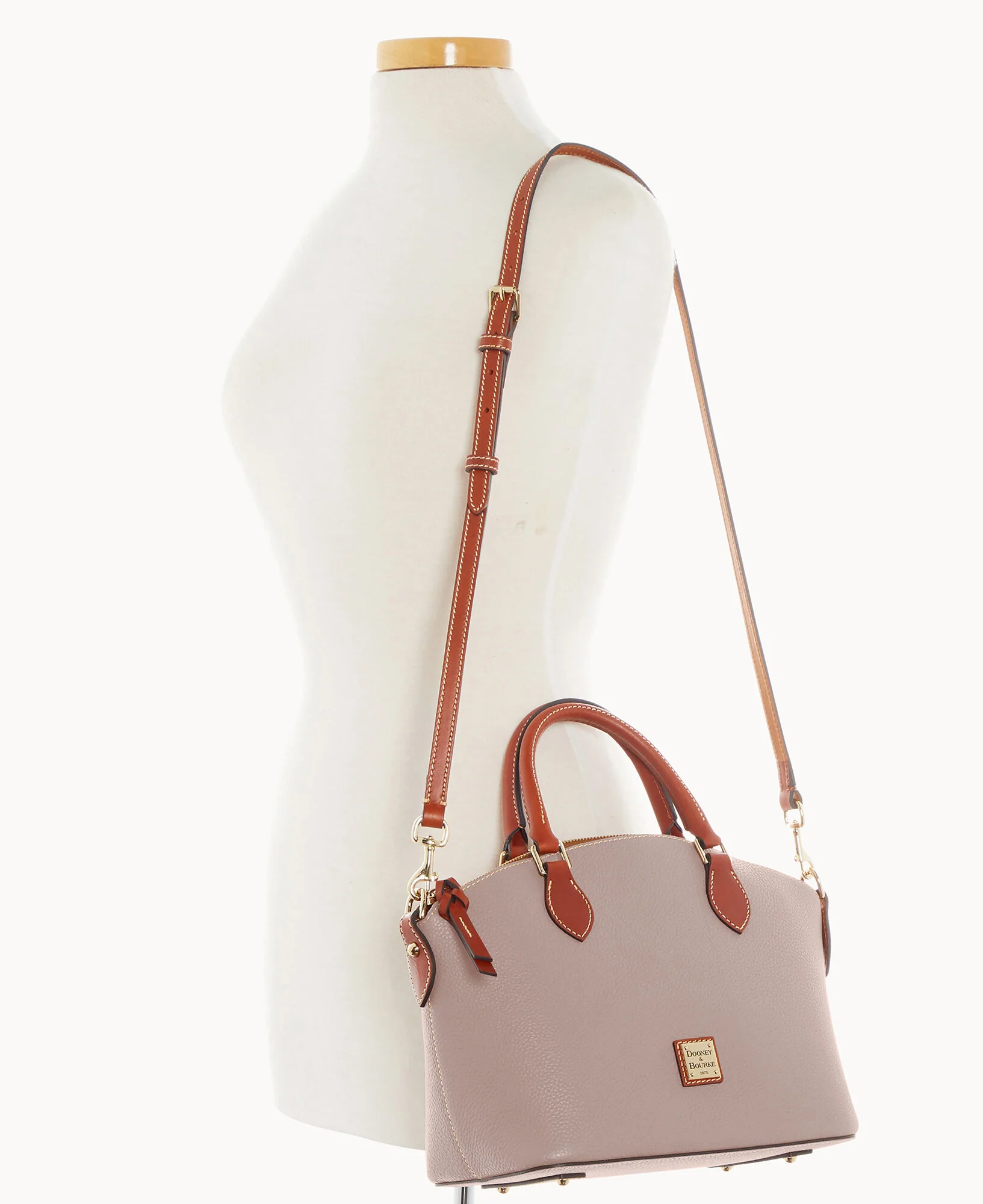 Pebble Grain Geena Satchel - Image 124