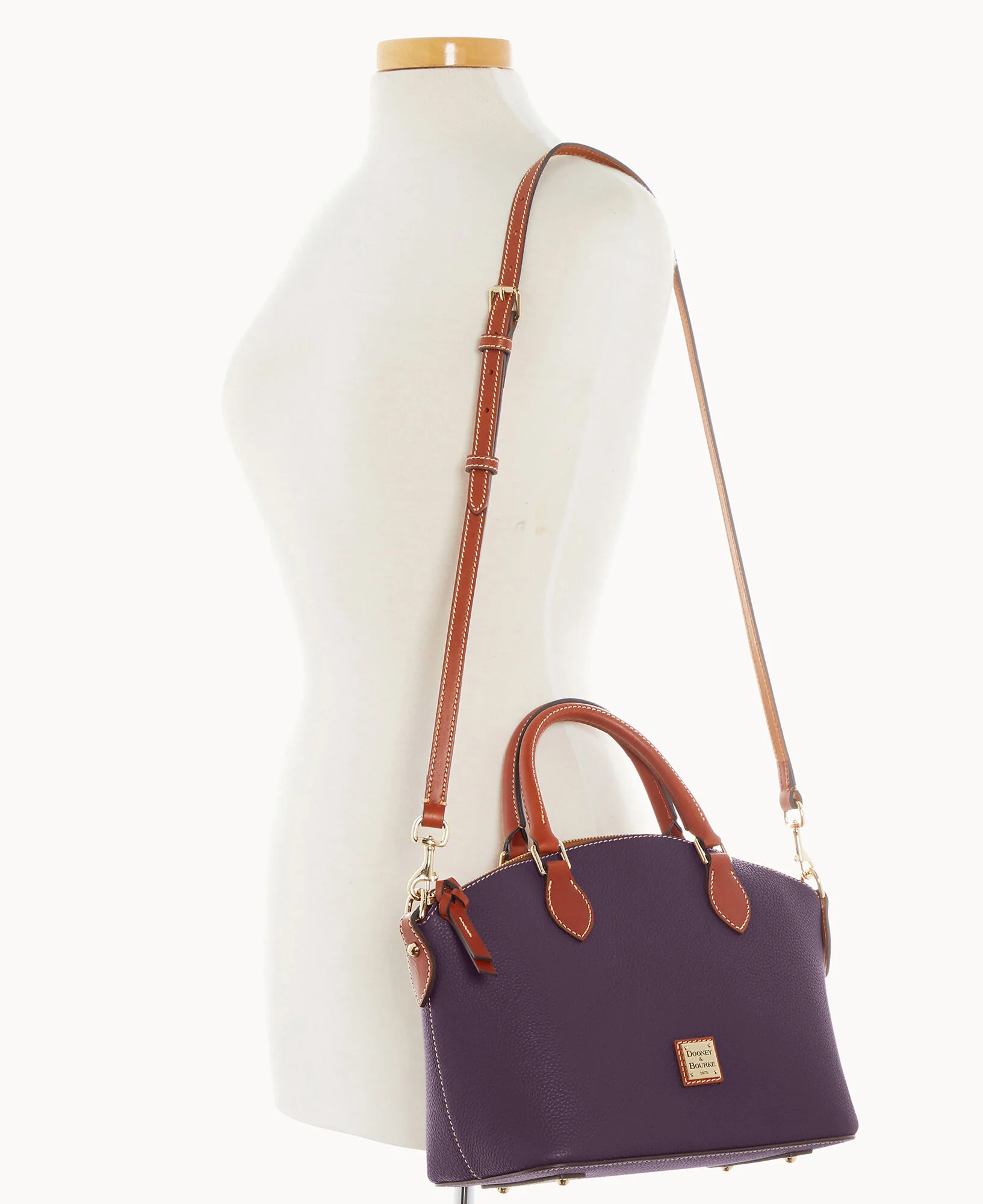Pebble Grain Geena Satchel - Image 133
