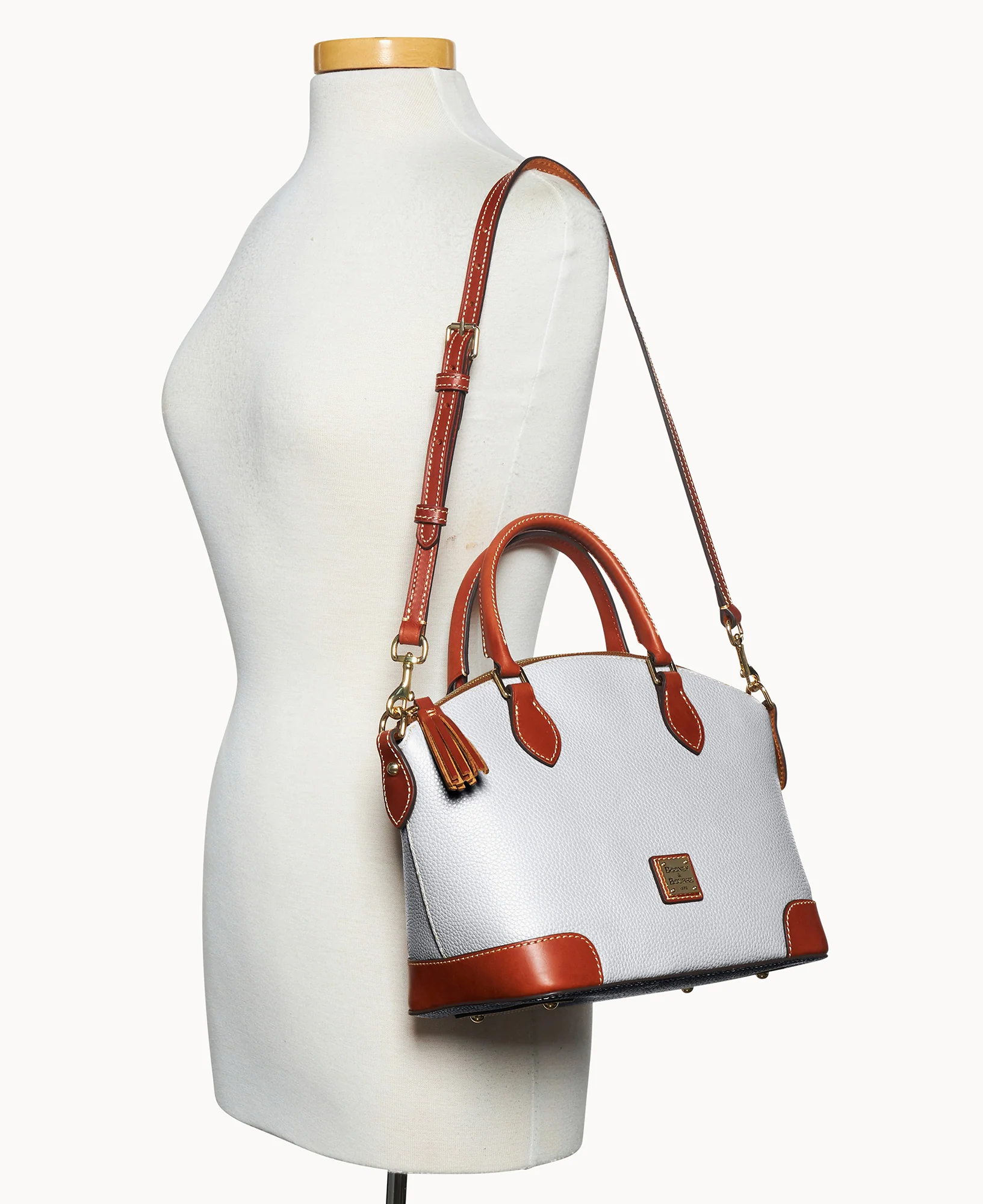 Pebble Grain Geena Satchel - Image 32