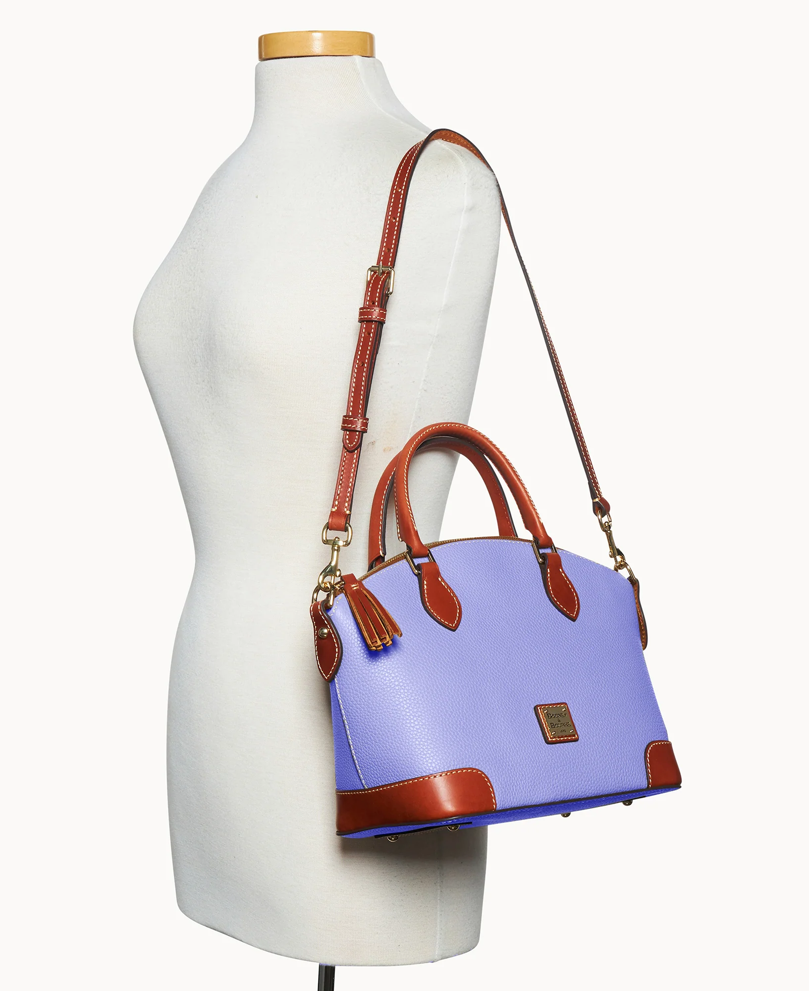 Pebble Grain Geena Satchel - Image 44