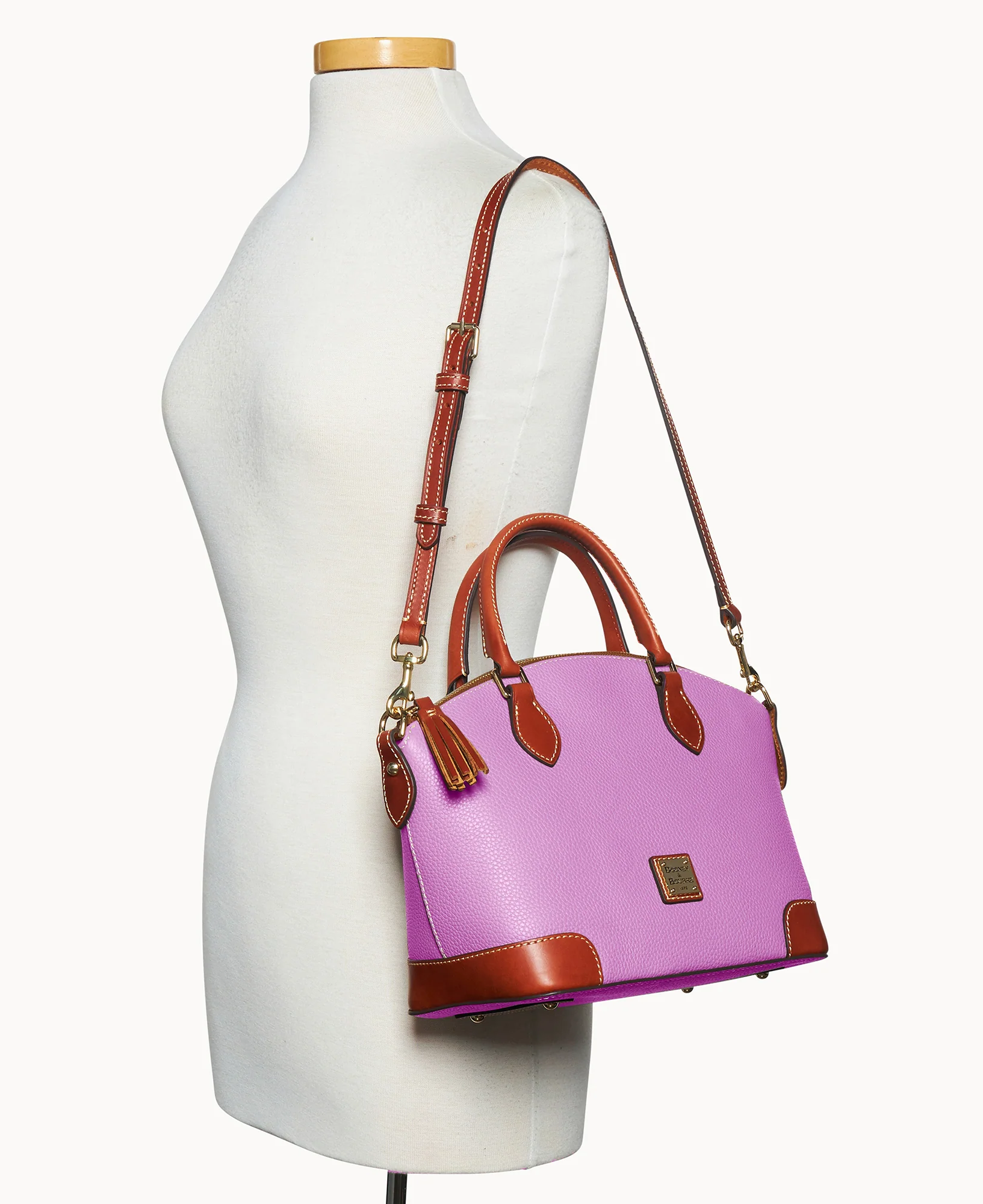 Pebble Grain Geena Satchel - Image 48
