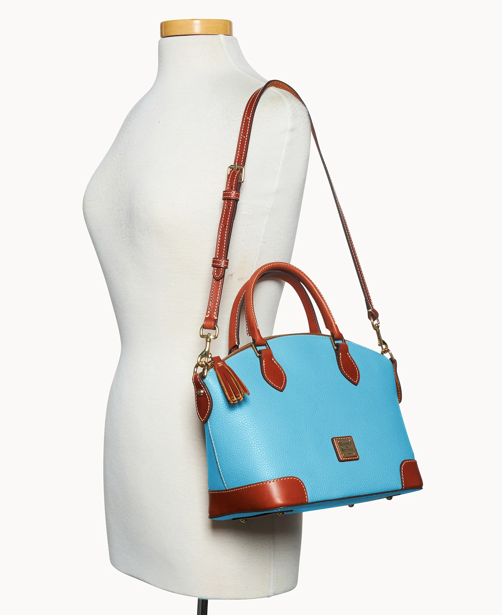 Pebble Grain Geena Satchel - Image 52