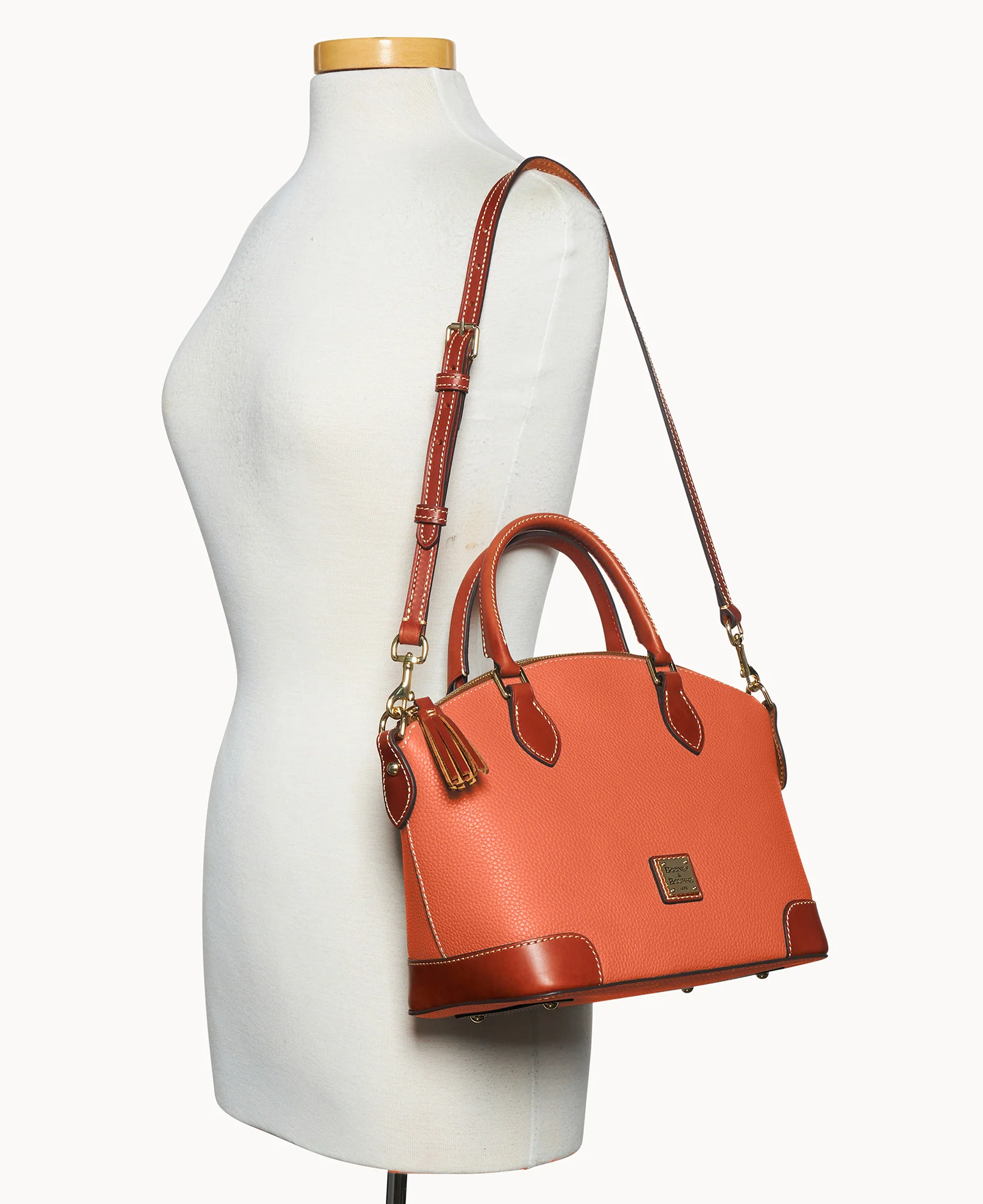 Pebble Grain Geena Satchel - Image 76