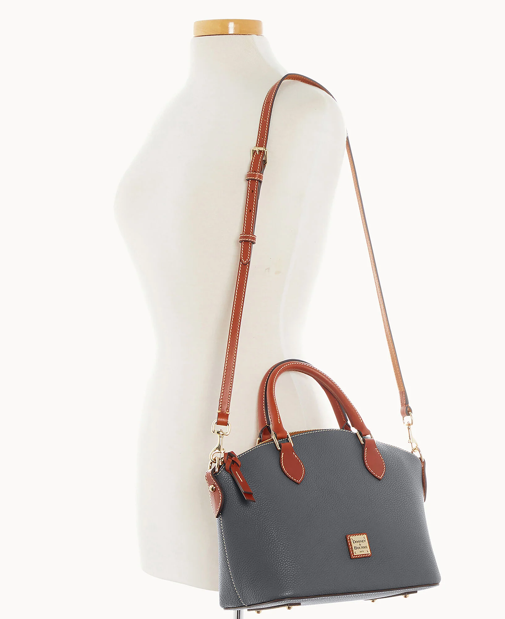 Pebble Grain Geena Satchel - Image 98