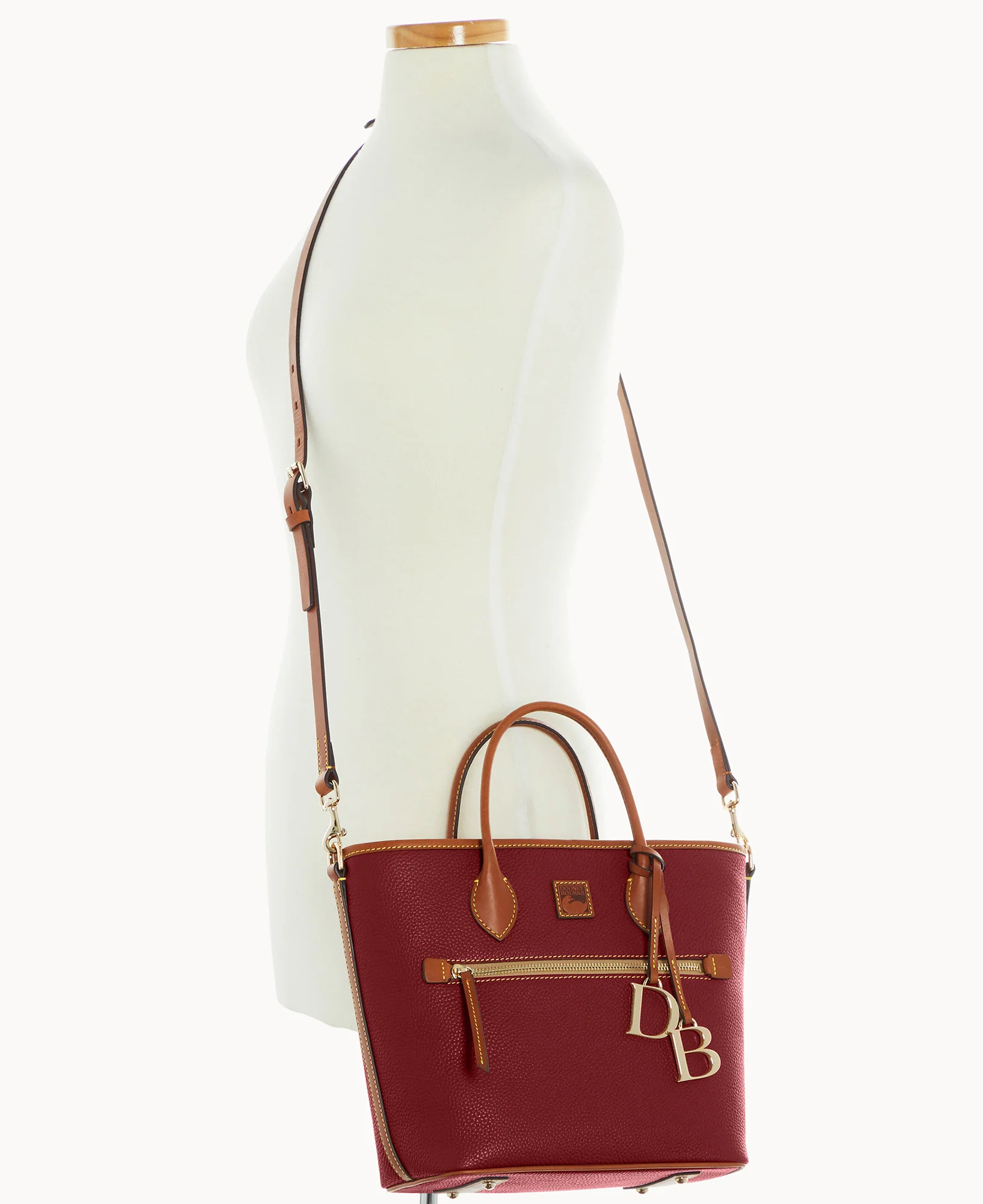 Pebble Grain Handle Tote - Image 27