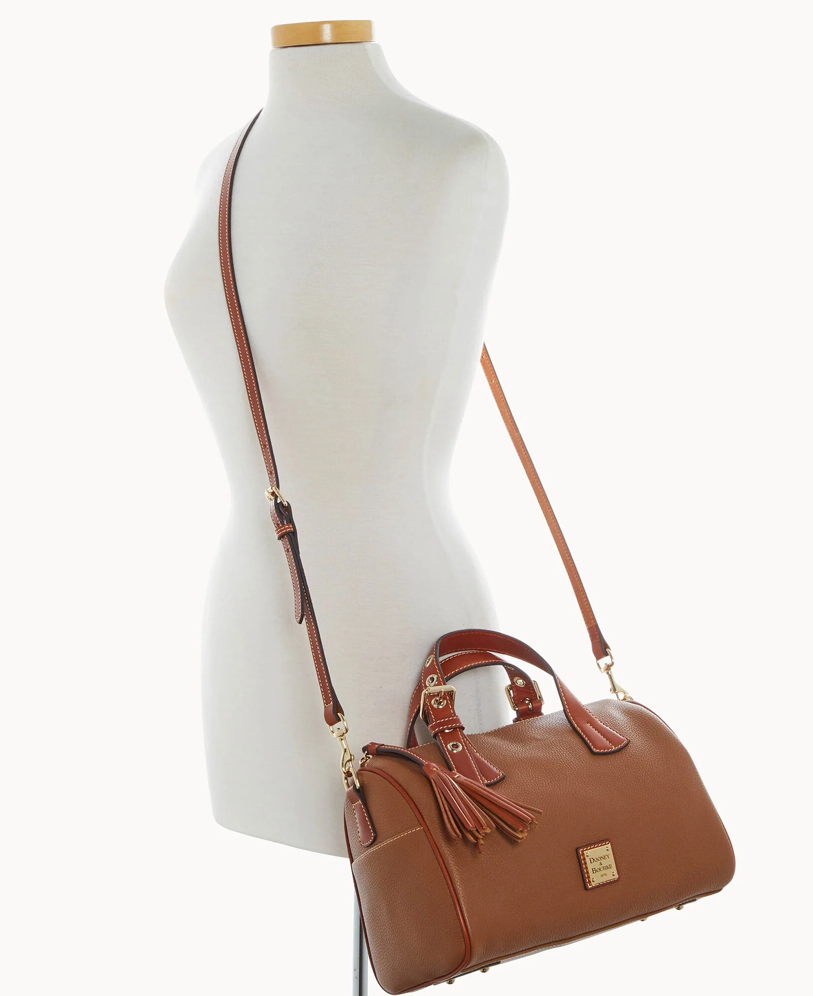 Pebble Grain Kendra Satchel - Image 26