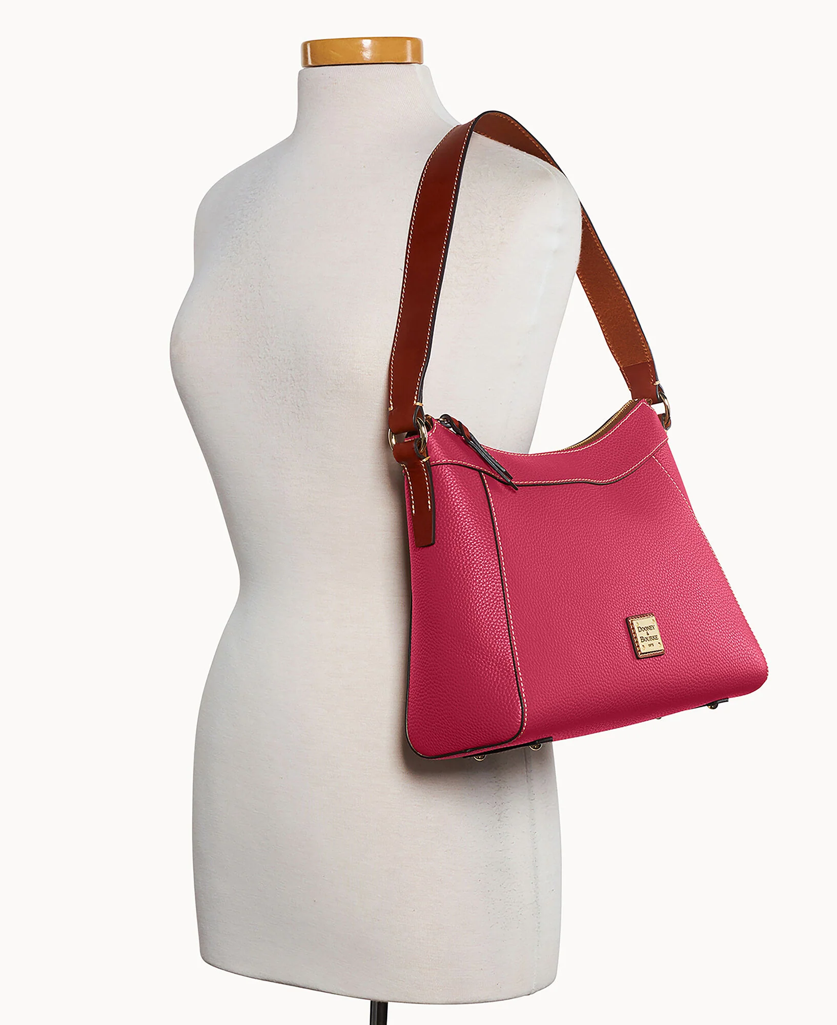 Pebble Grain Large Cassia Hobo - Image 40