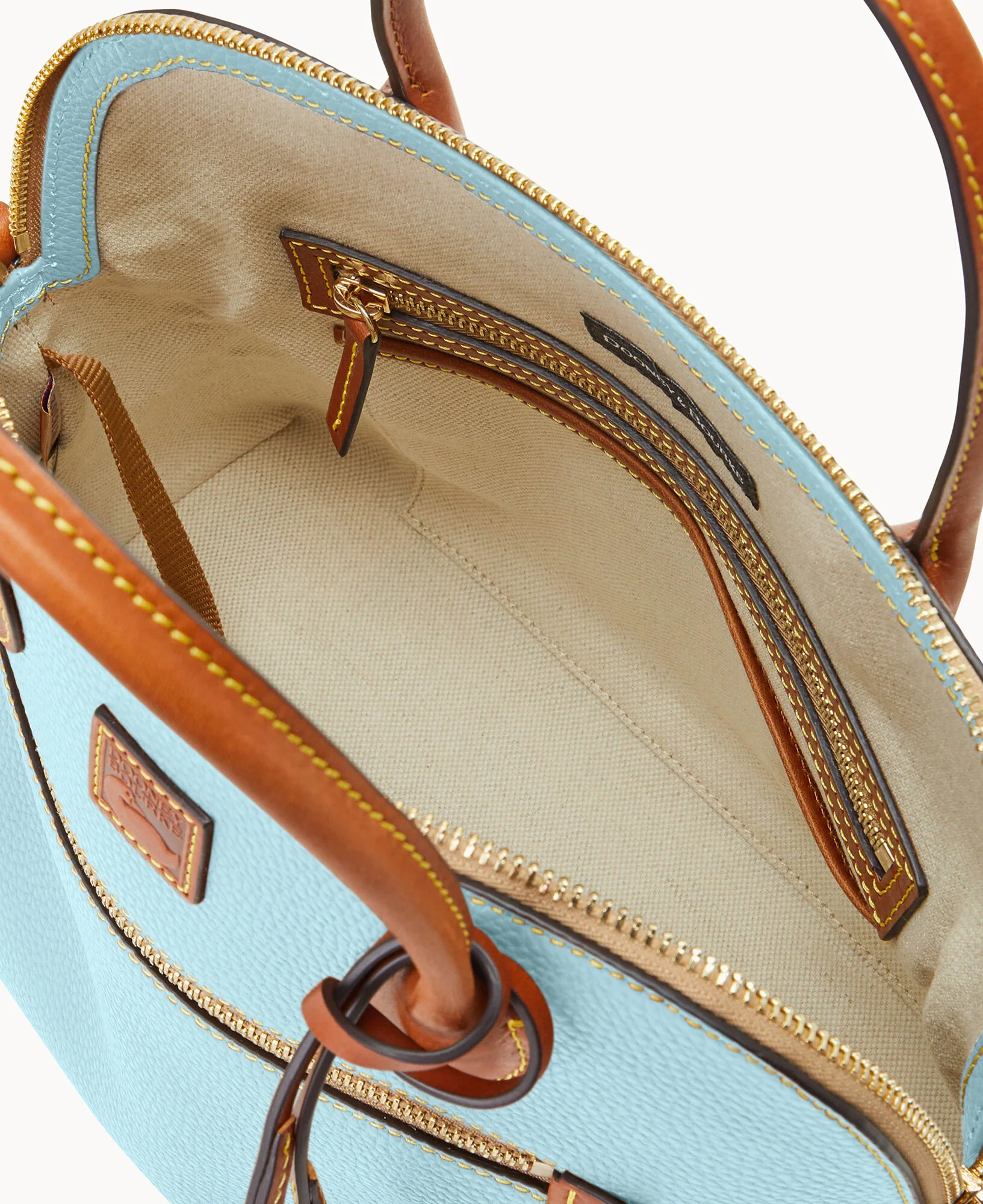 Pebble Grain Large Domed Satchel - Image 17