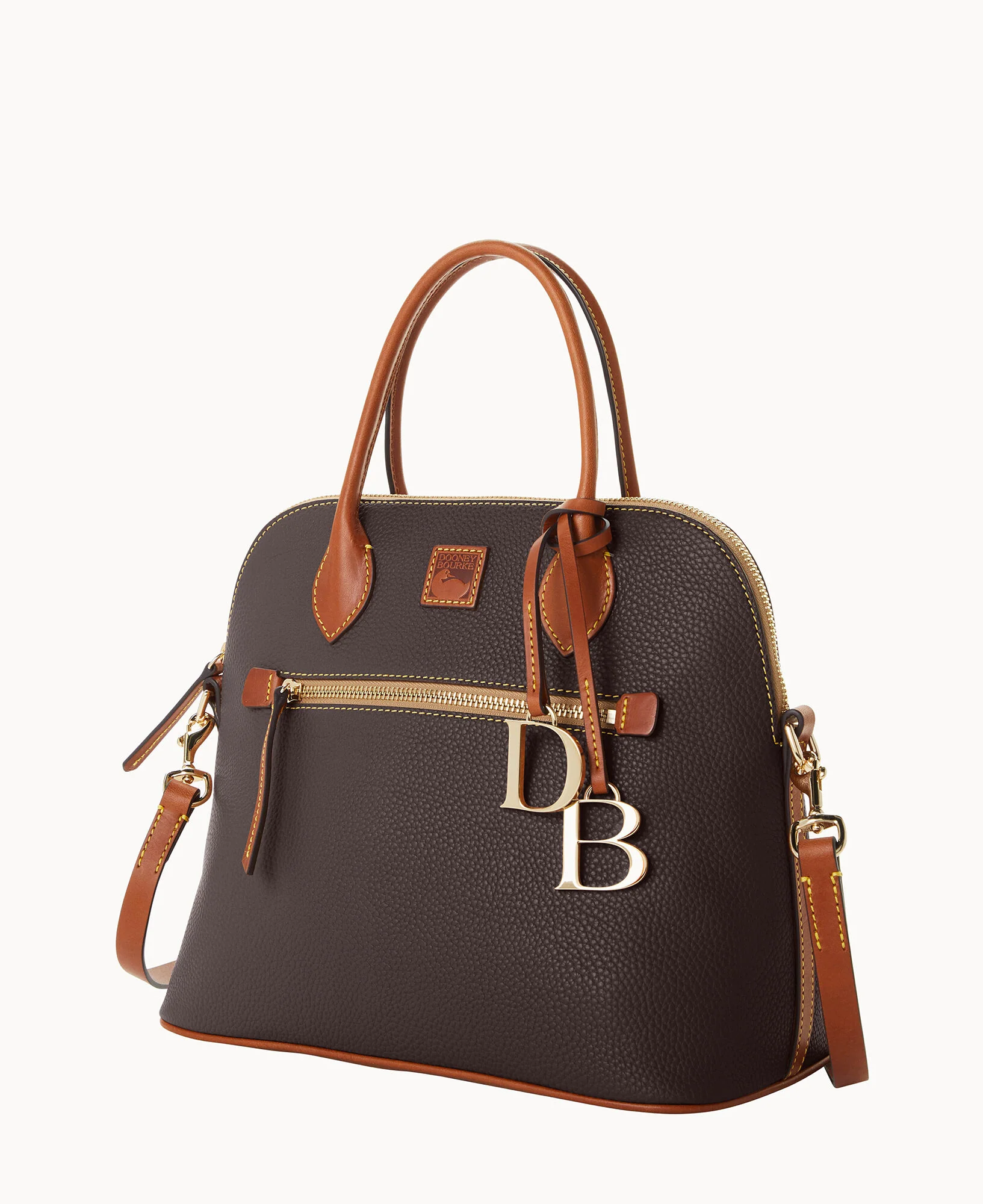 Pebble Grain Large Domed Satchel - Image 2