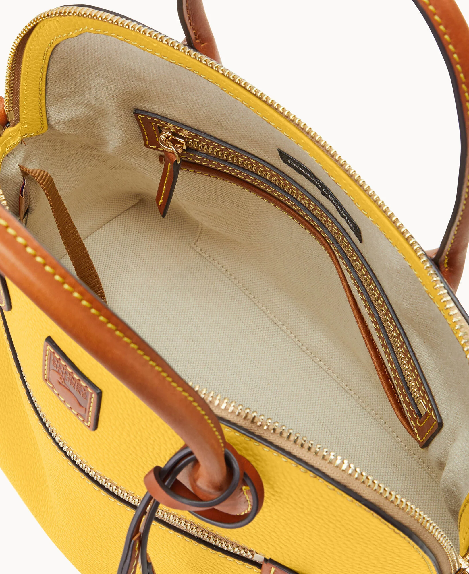Pebble Grain Large Domed Satchel - Image 39
