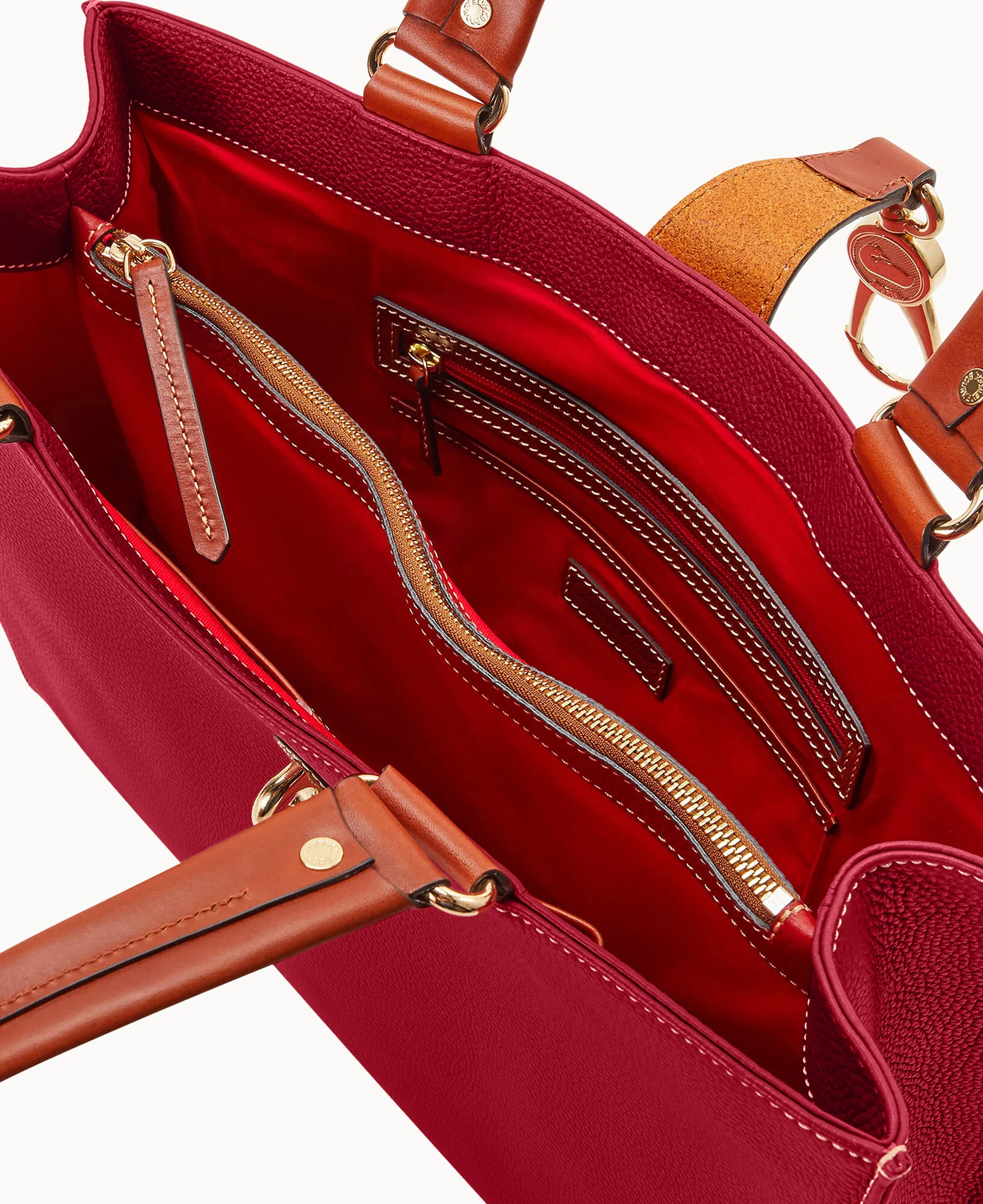Pebble Grain Large Logo Lock Tote - Image 11
