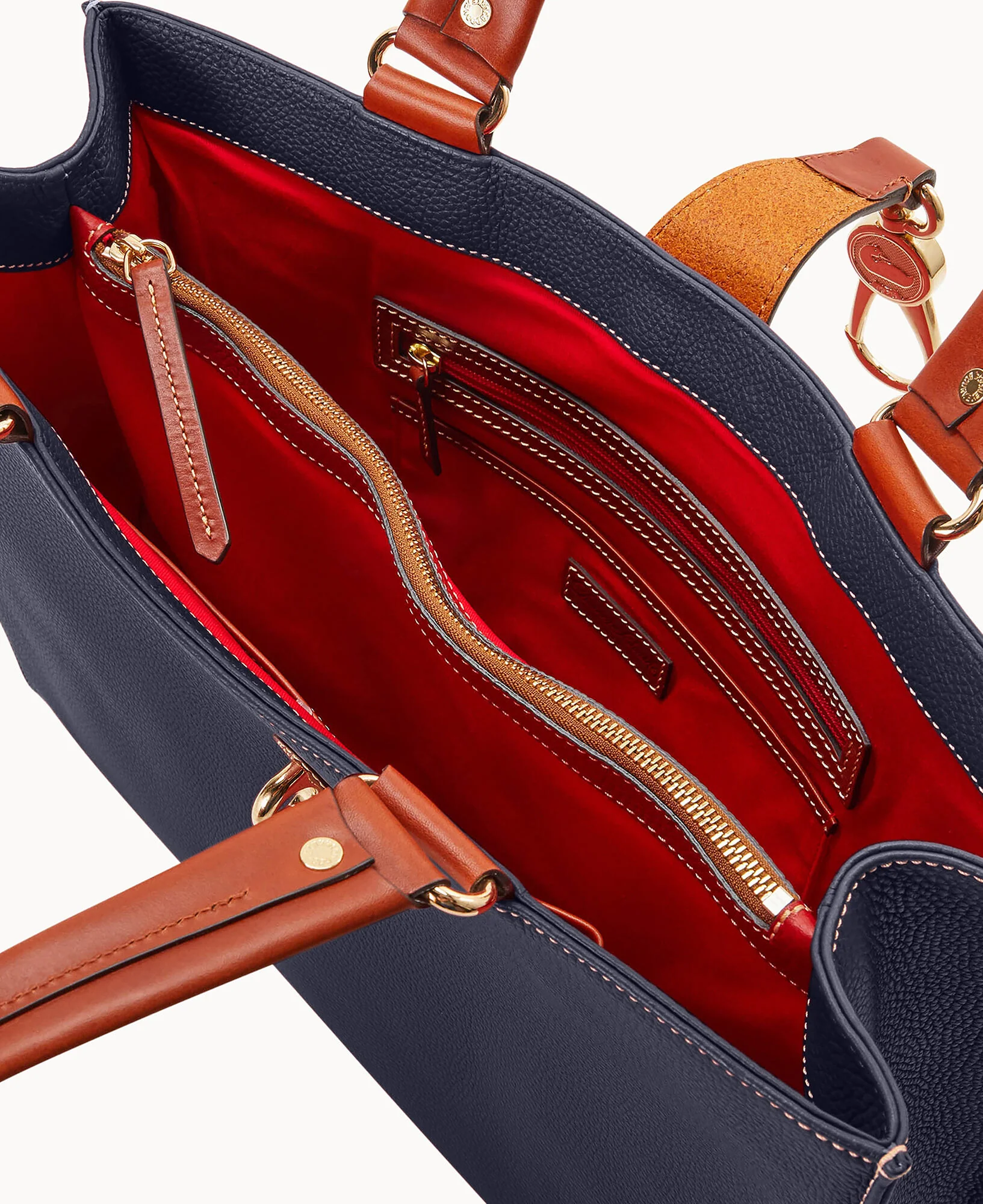 Pebble Grain Large Logo Lock Tote - Image 15