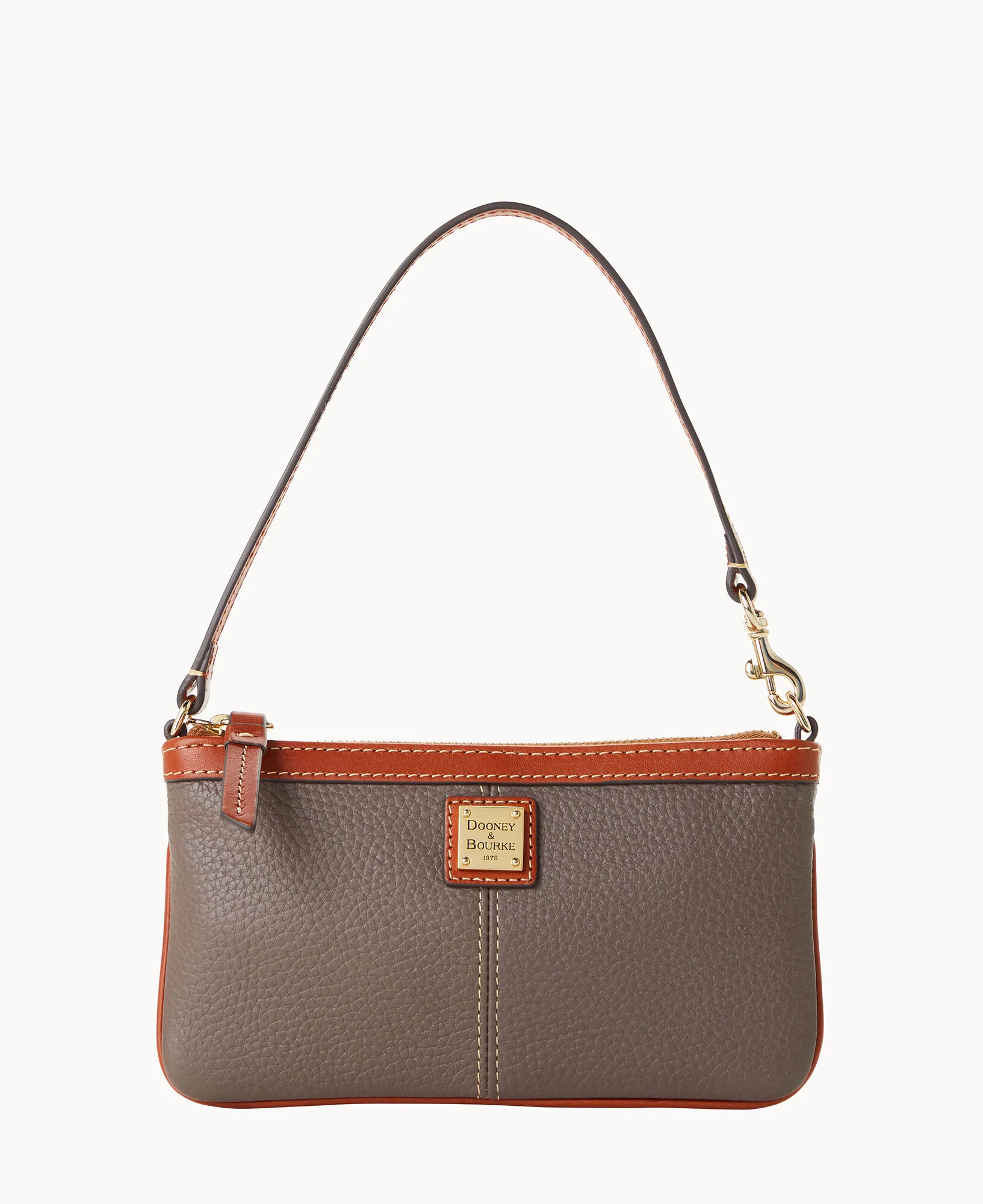 Pebble Grain Large Slim Wristlet - Image 32