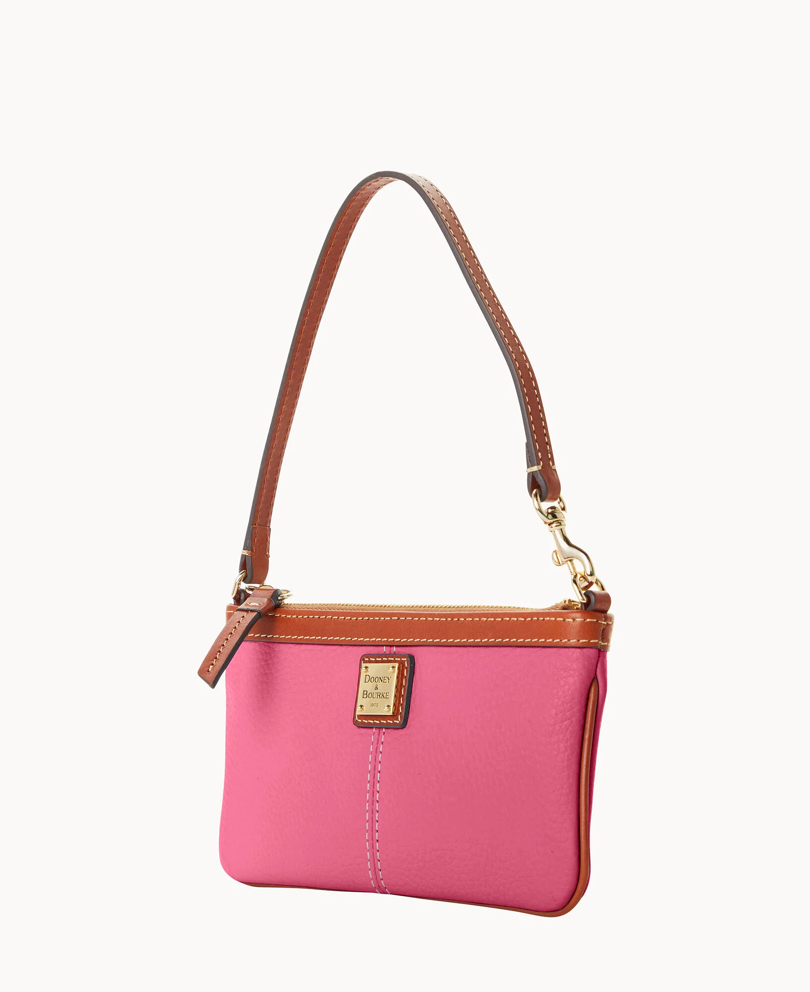 Pebble Grain Large Slim Wristlet - Image 36