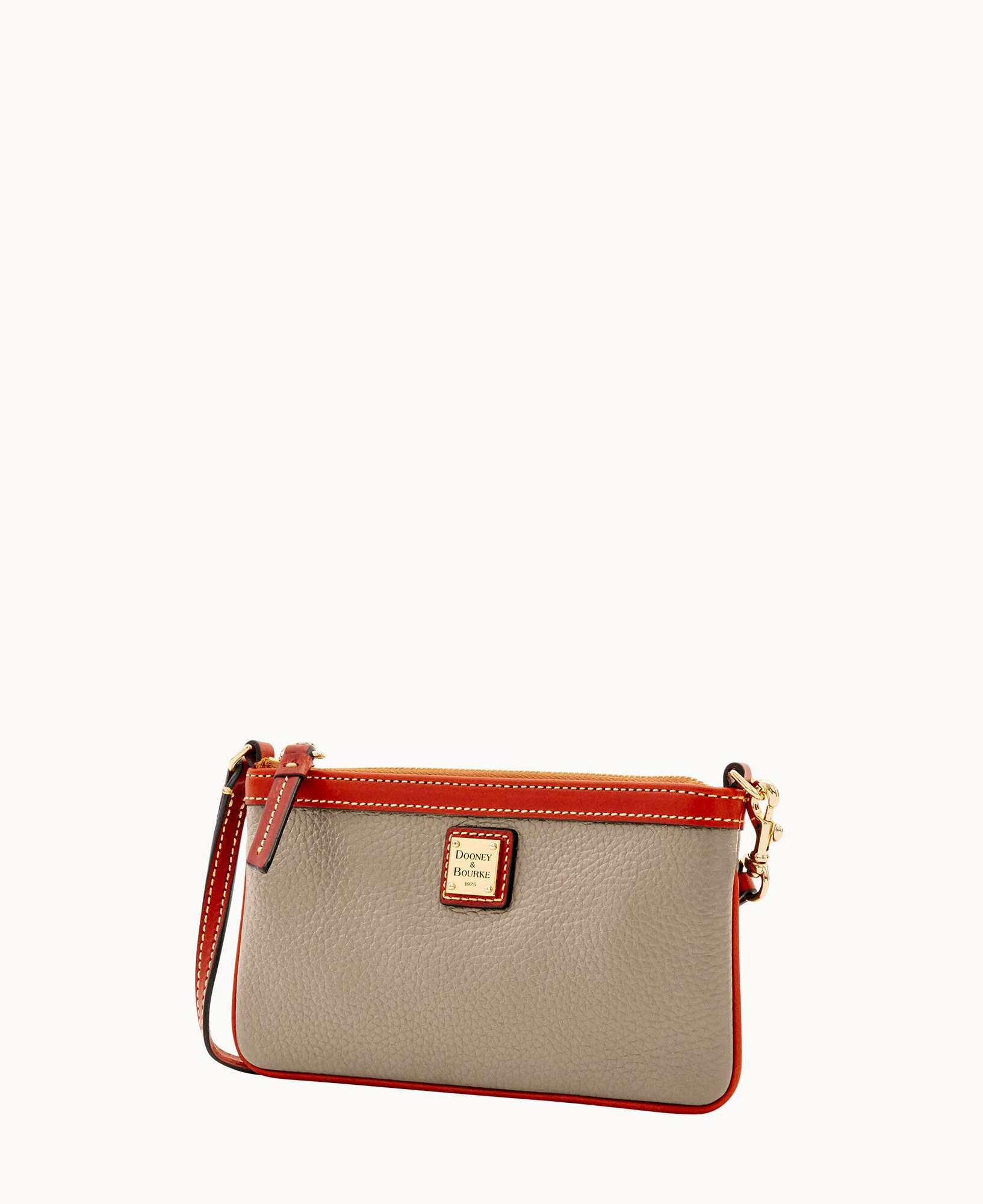 Pebble Grain Large Slim Wristlet - Image 16