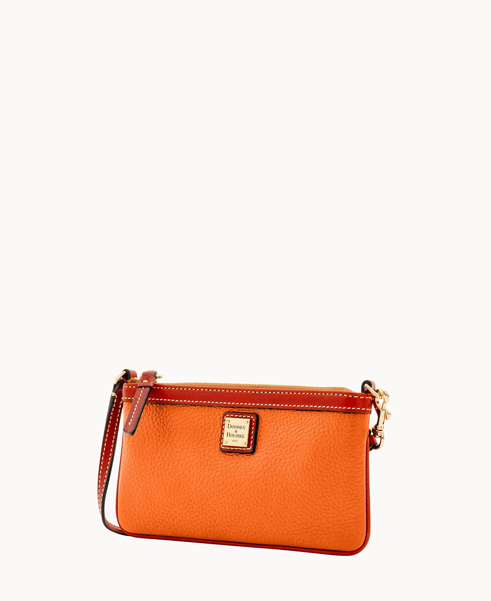 Pebble Grain Large Slim Wristlet - Image 31