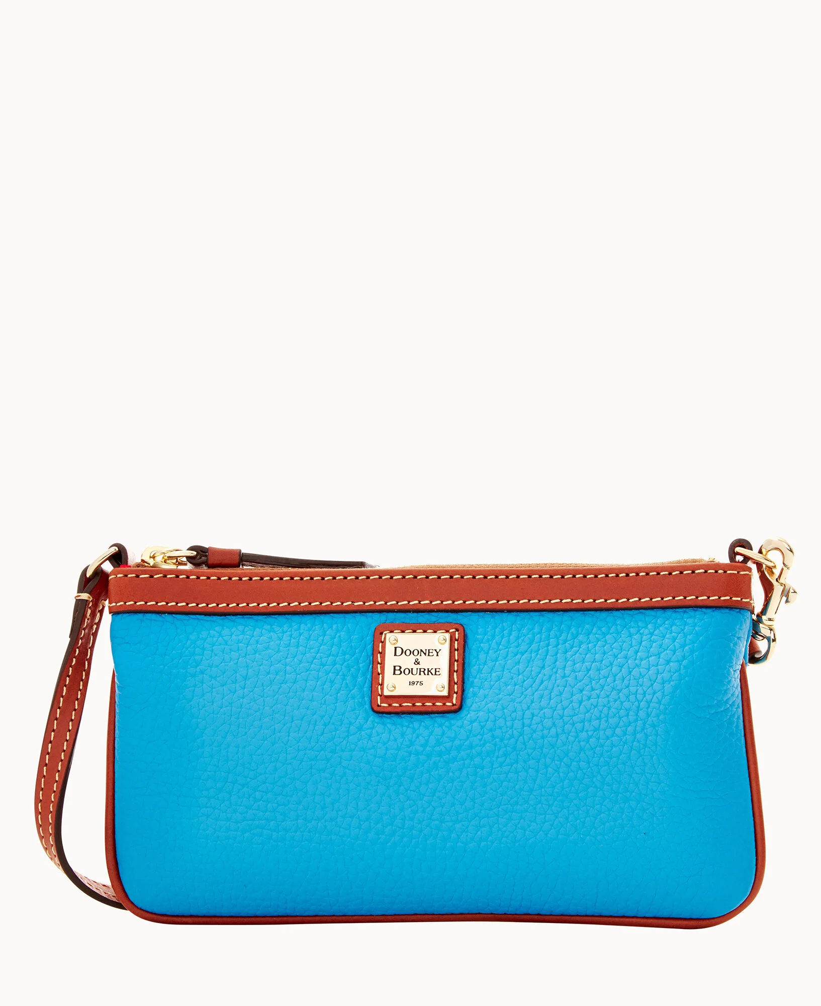 Pebble Grain Large Slim Wristlet - Image 43