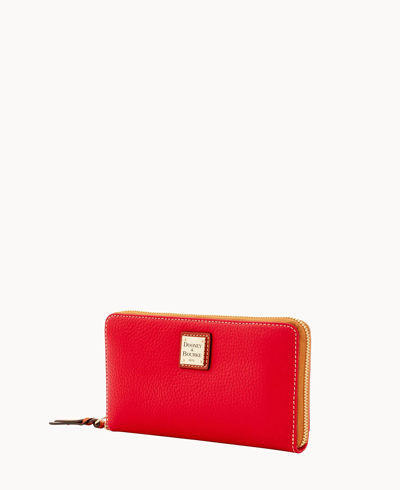 Pebble Grain Large Zip Around Wristlet - Image 40