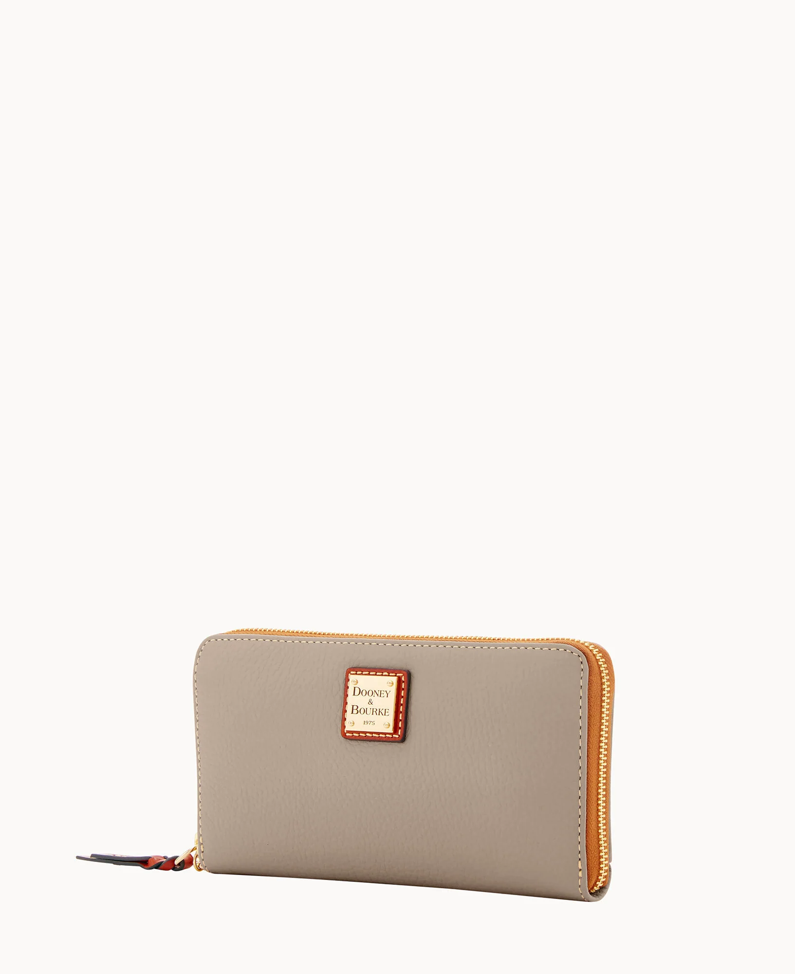 Pebble Grain Large Zip Around Wristlet - Image 60