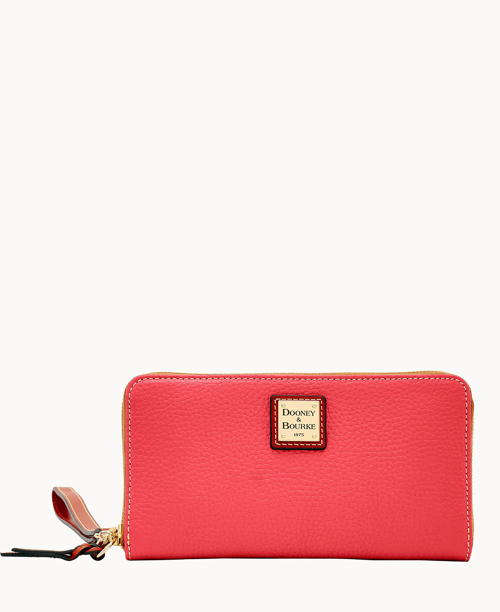 Pebble Grain Large Zip Around Wristlet - Image 65