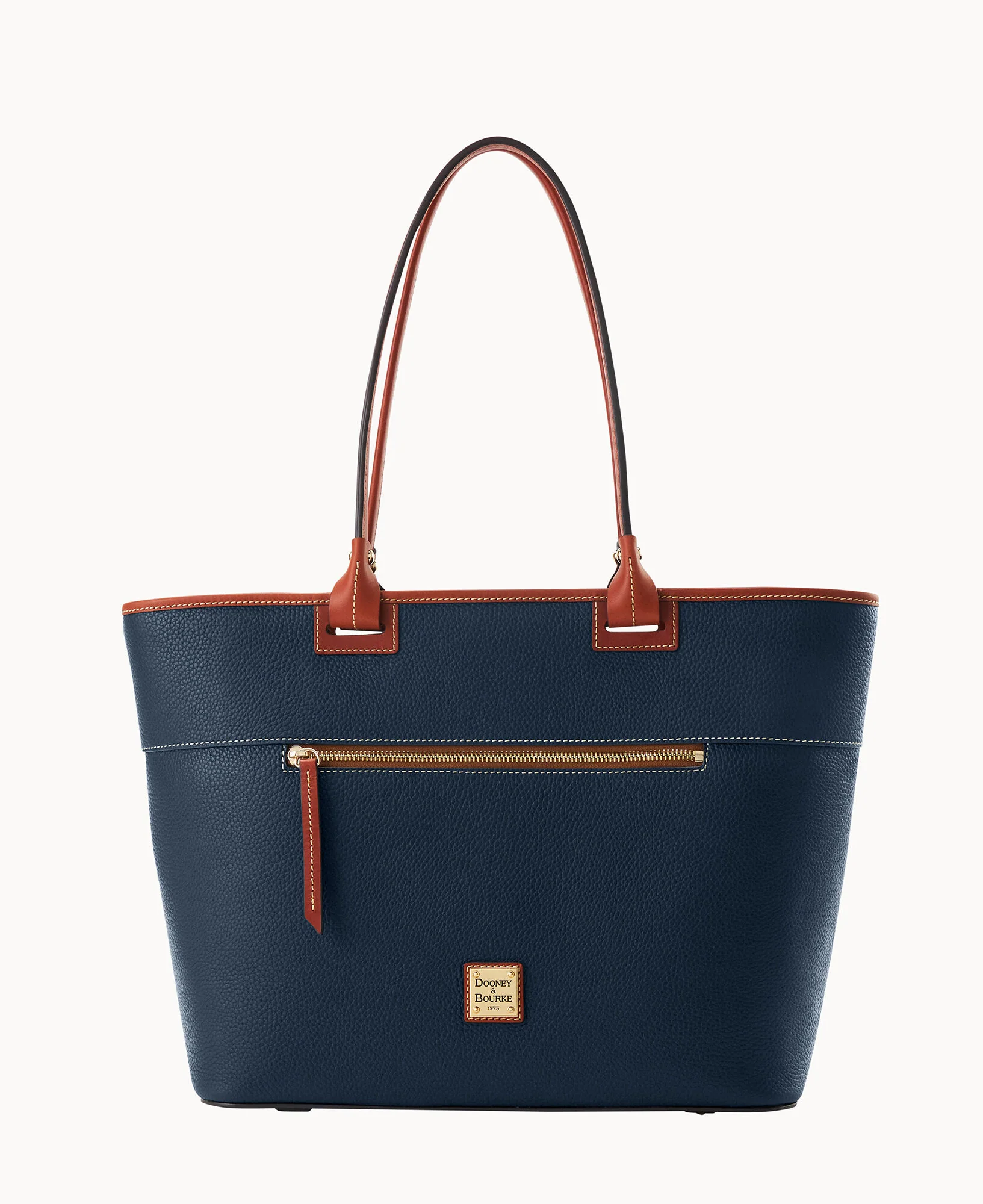 Pebble Grain Large Zip Tote - Image 27