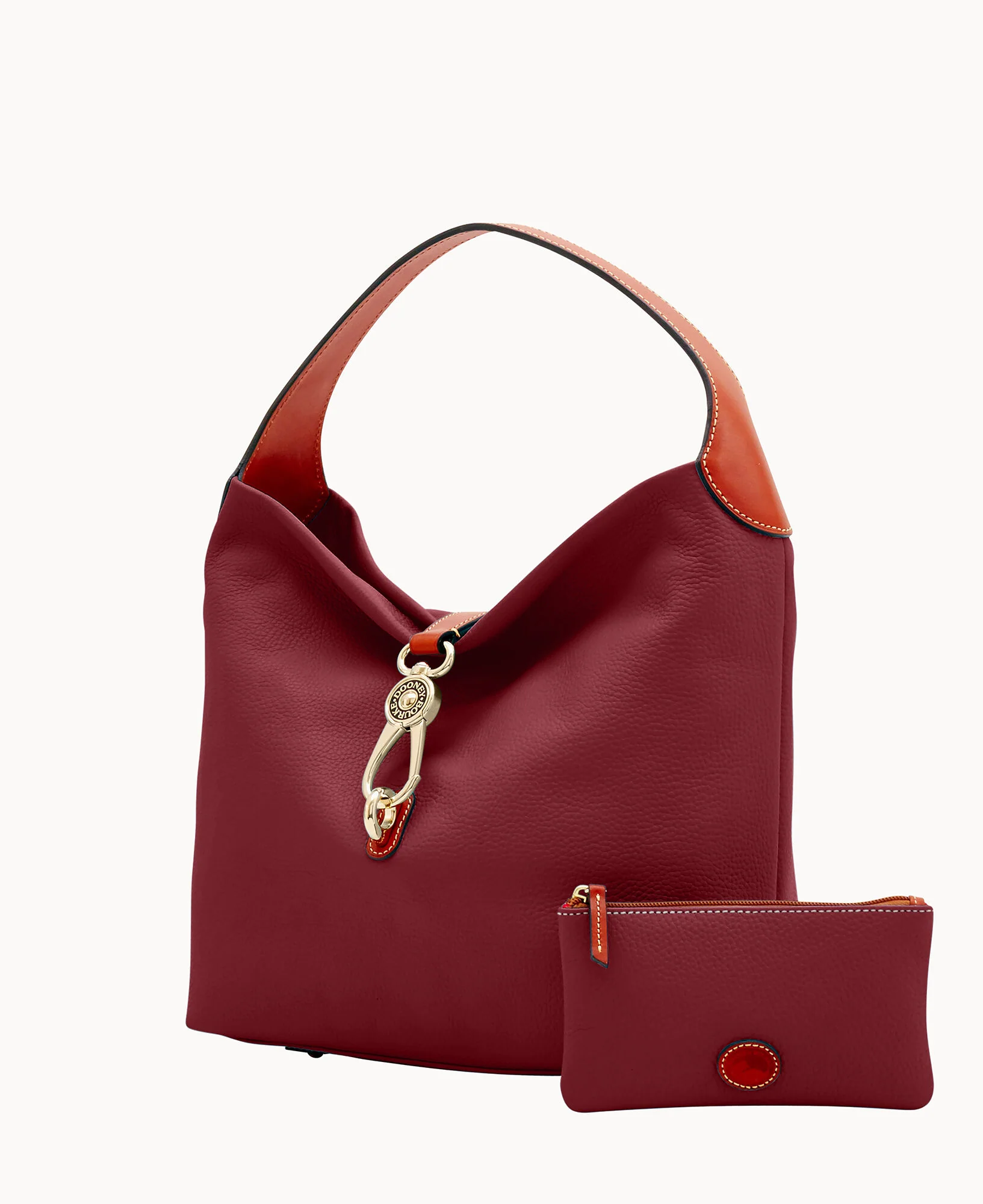 Pebble Grain Logo Lock Shoulder Bag - Image 53