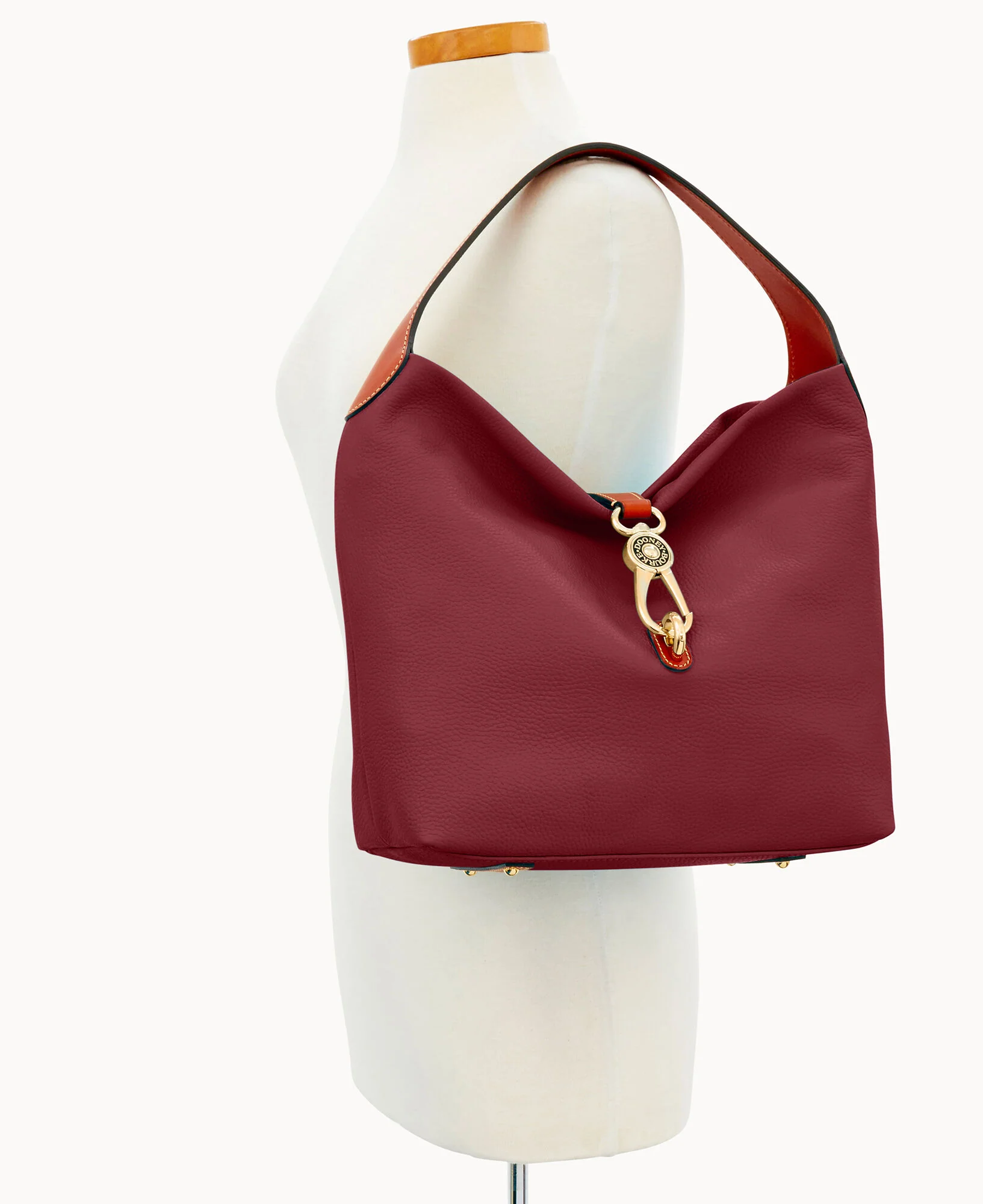 Pebble Grain Logo Lock Shoulder Bag - Image 55