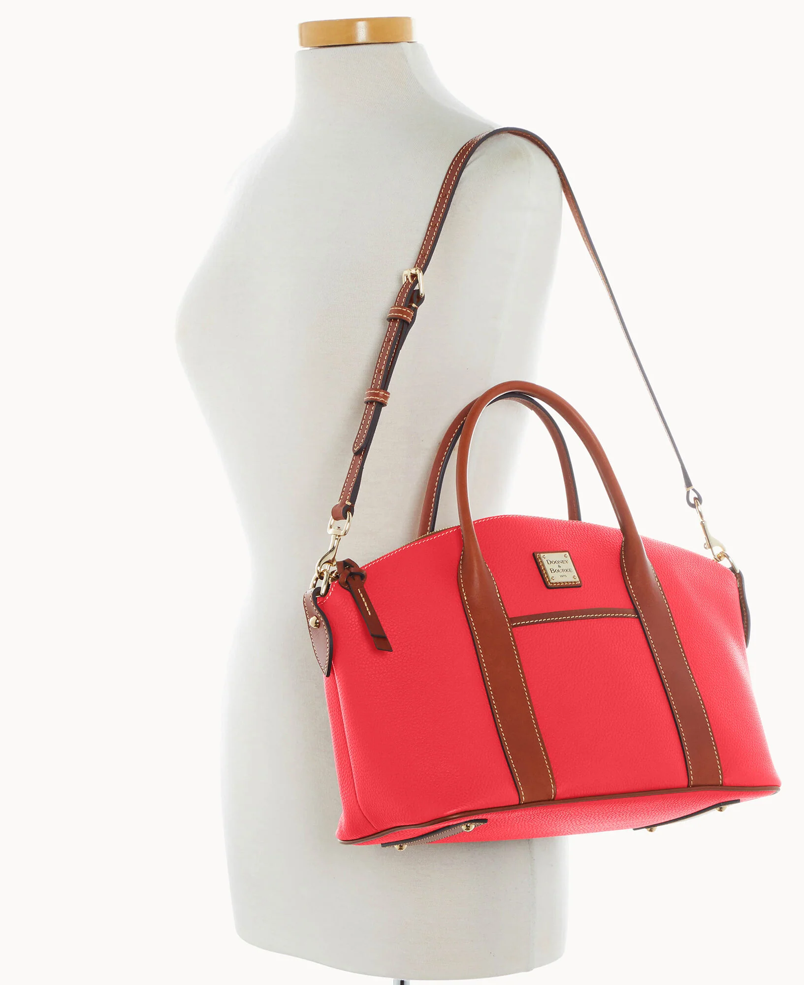 Pebble Grain Madeline Satchel - Image 49