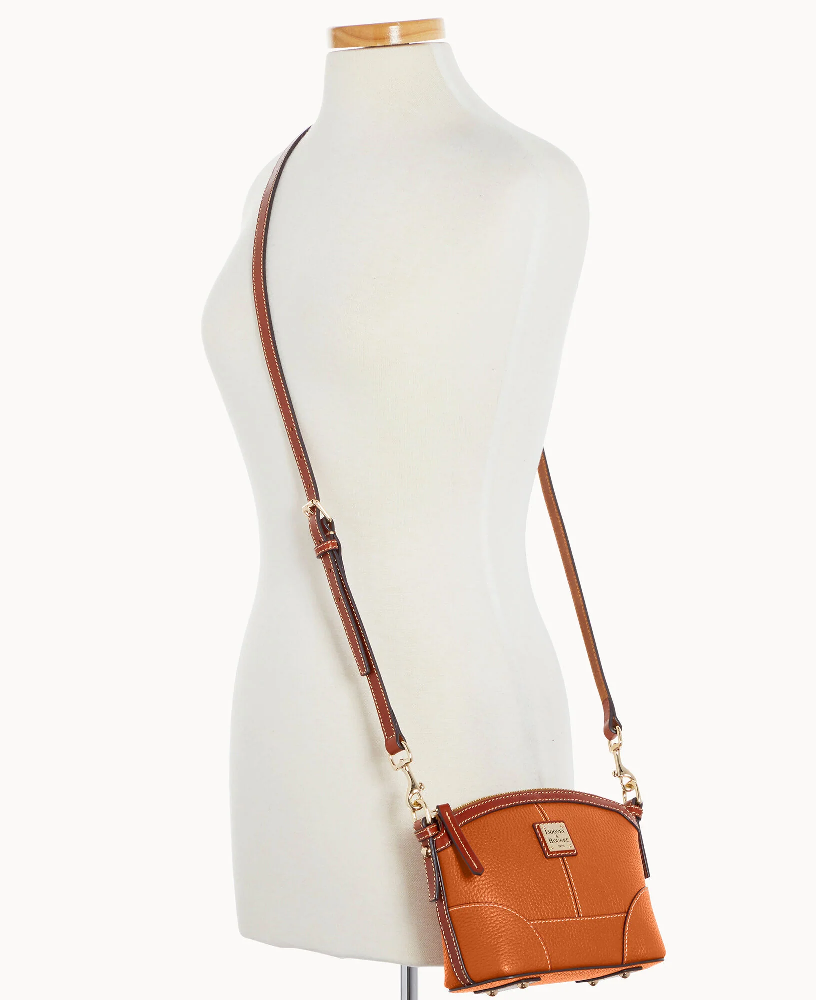 Pebble Grain Mini Domed Crossbody - Image 11