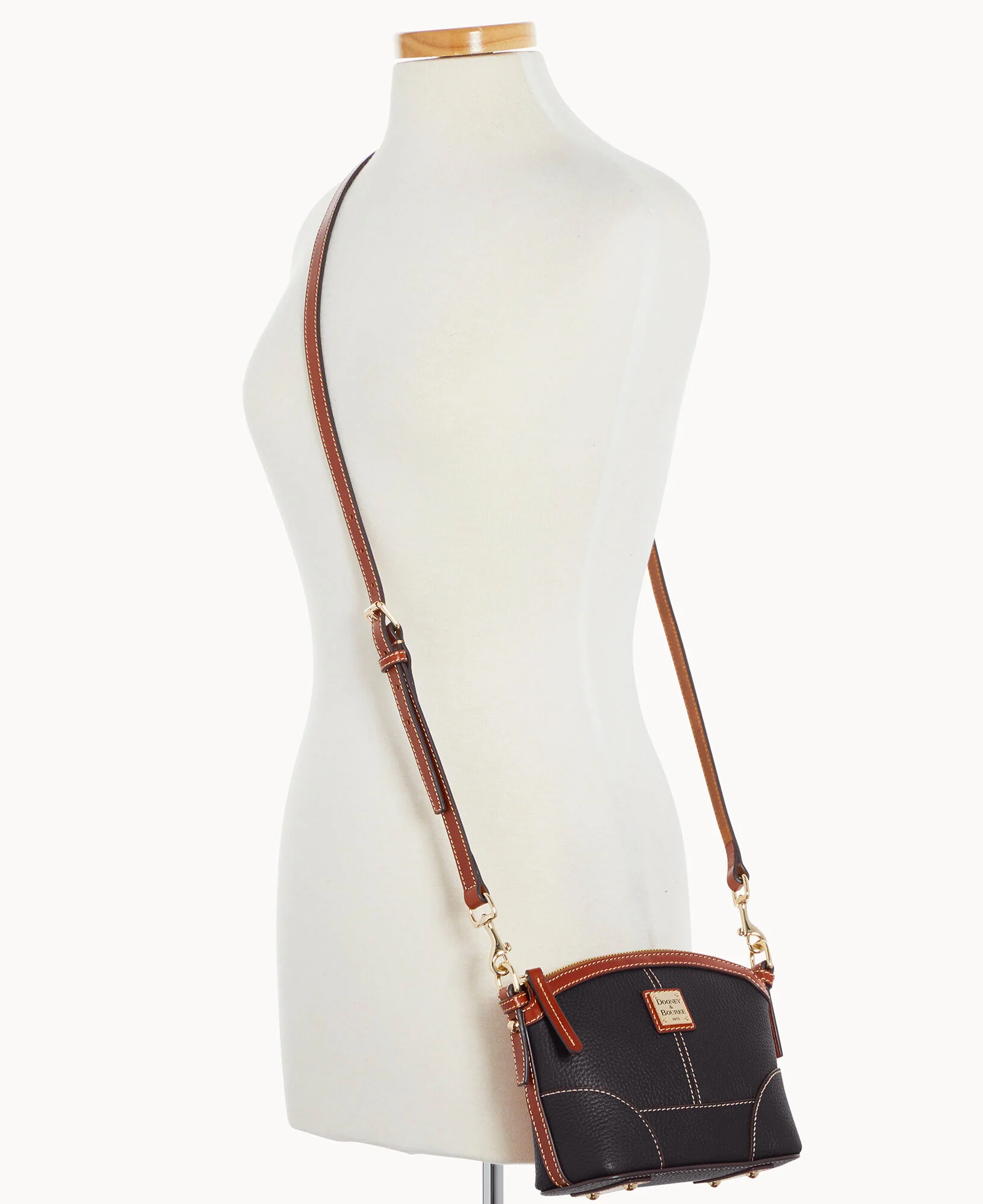 Pebble Grain Mini Domed Crossbody - Image 6