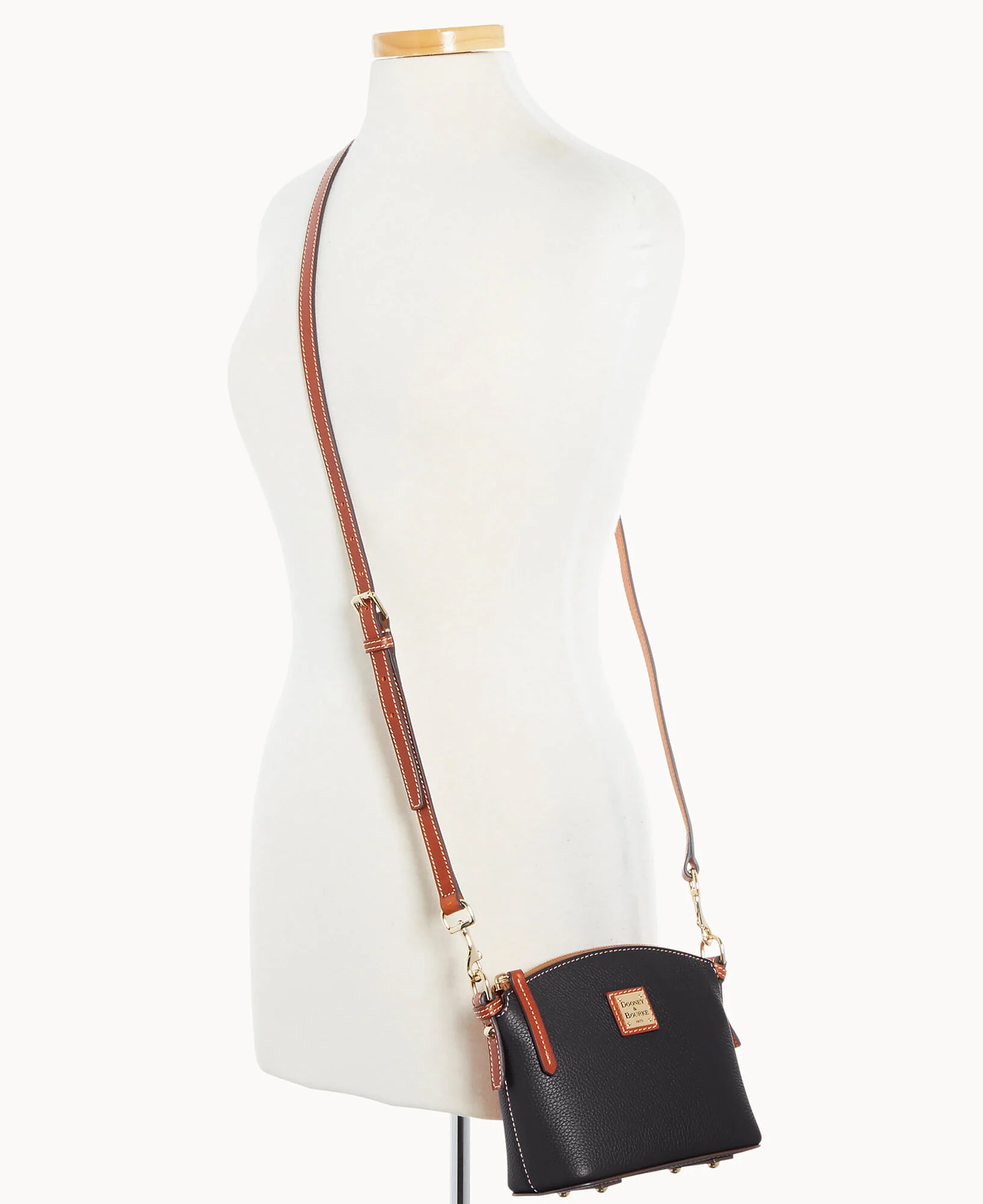 Pebble Grain Mini Domed Crossbody - Image 10