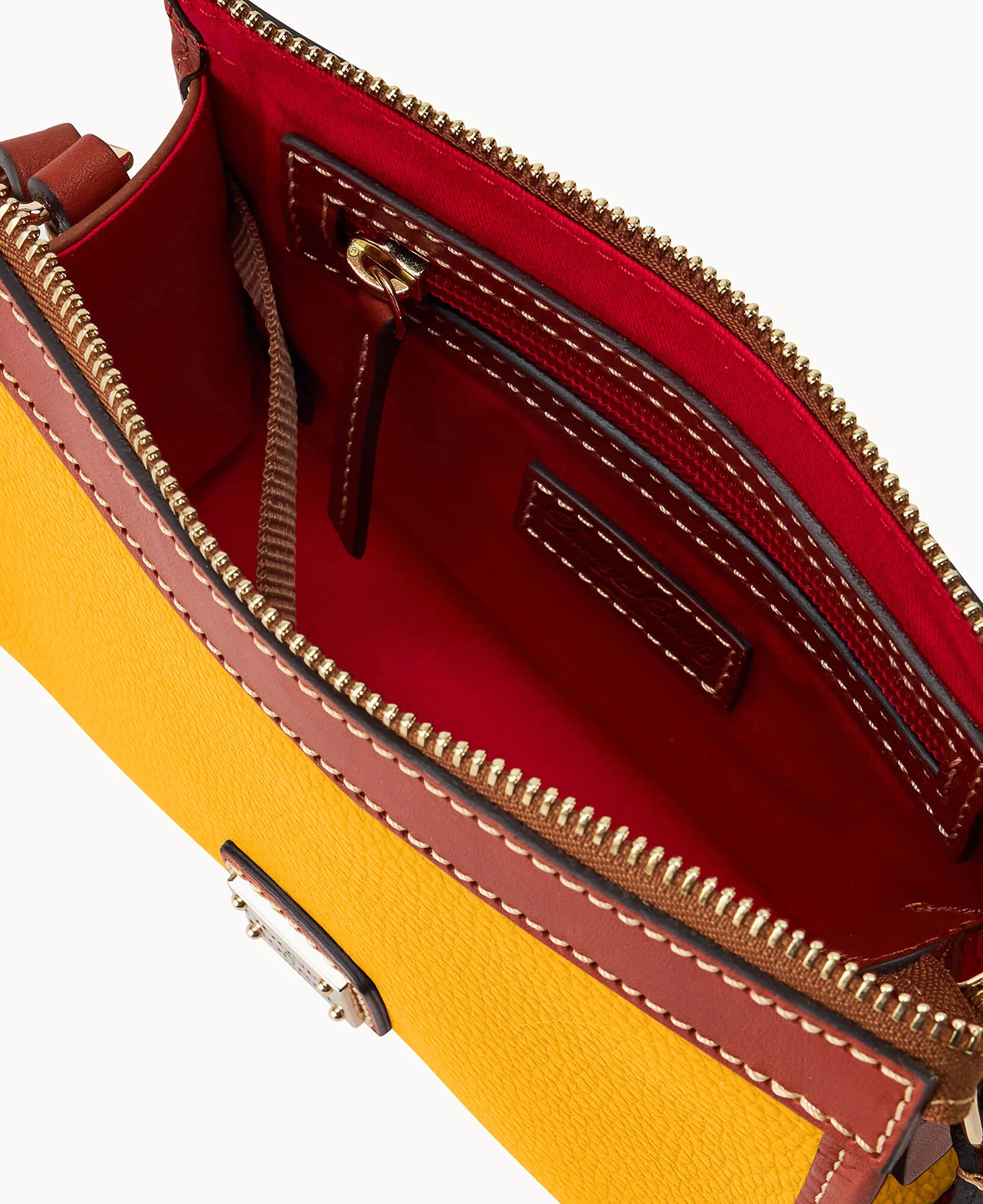 Pebble Grain Small East West Crossbody - Image 11