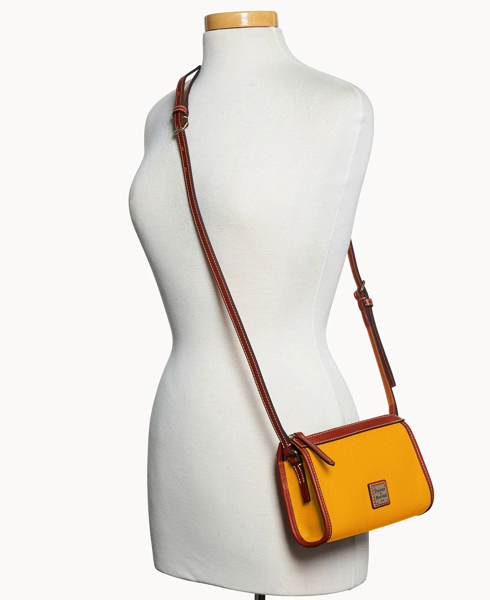 Pebble Grain Small East West Crossbody - Image 12
