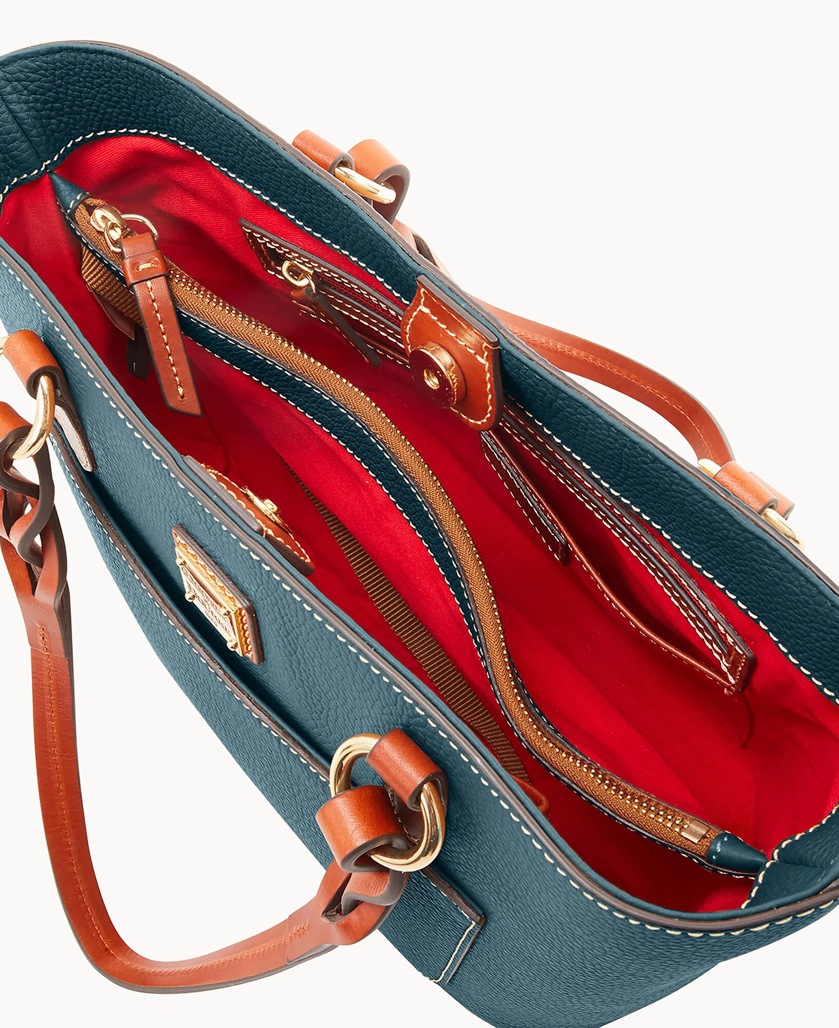 Pebble Grain Small Gretchen Tote - Image 43