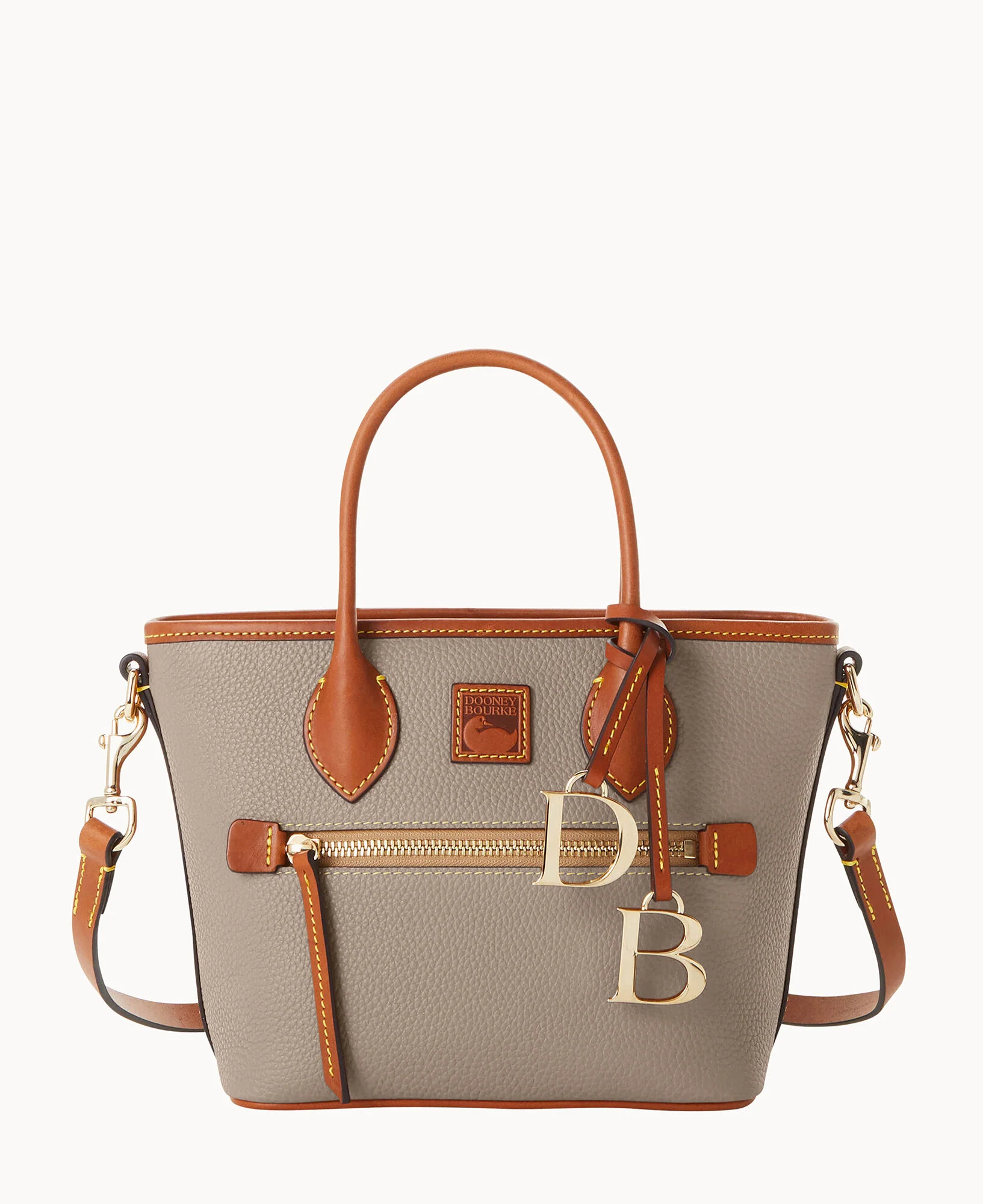 Pebble Grain Small Handle Tote - Image 11