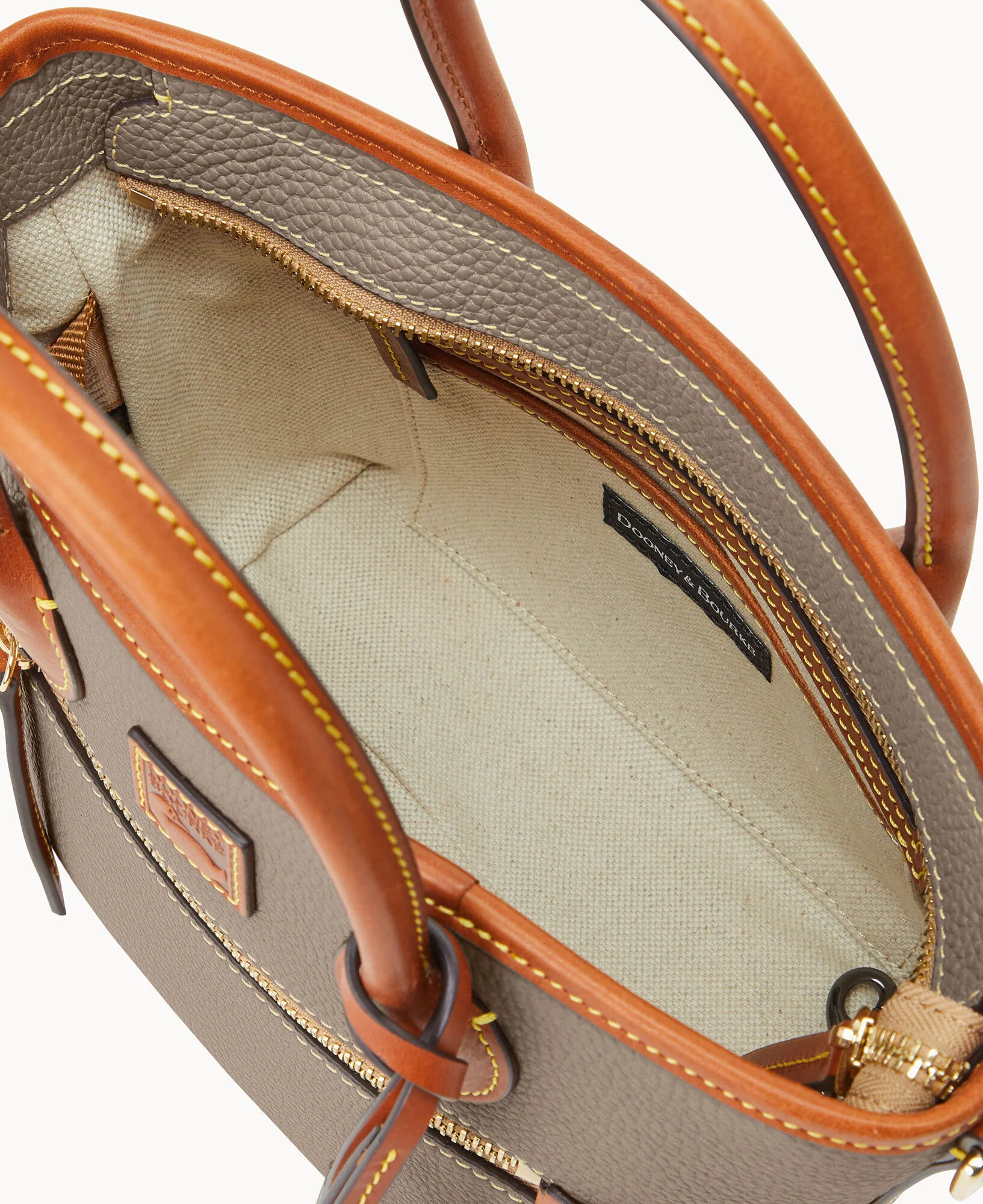 Pebble Grain Small Handle Tote - Image 13