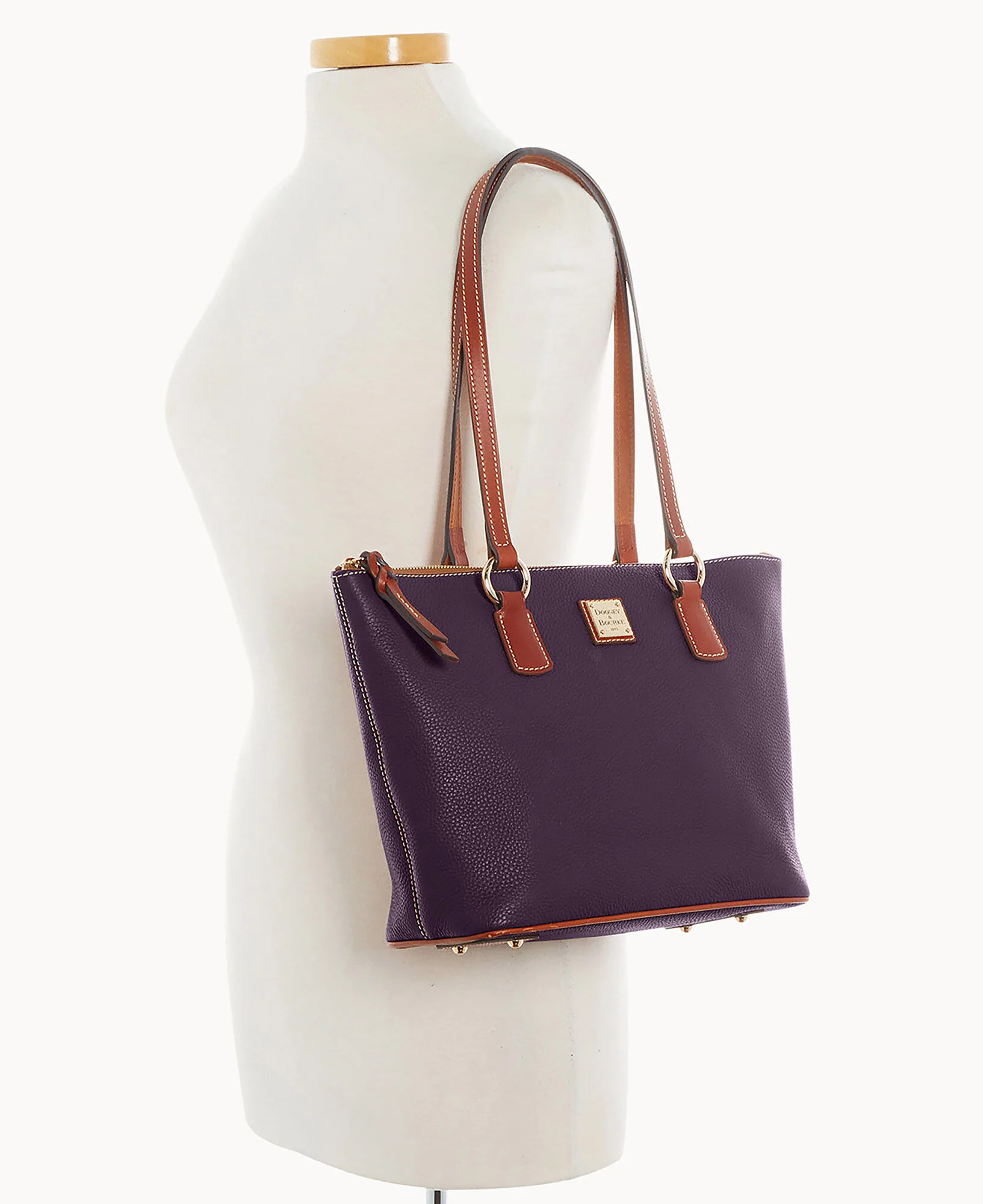 Pebble Grain Small Wren Zip Tote - Image 54
