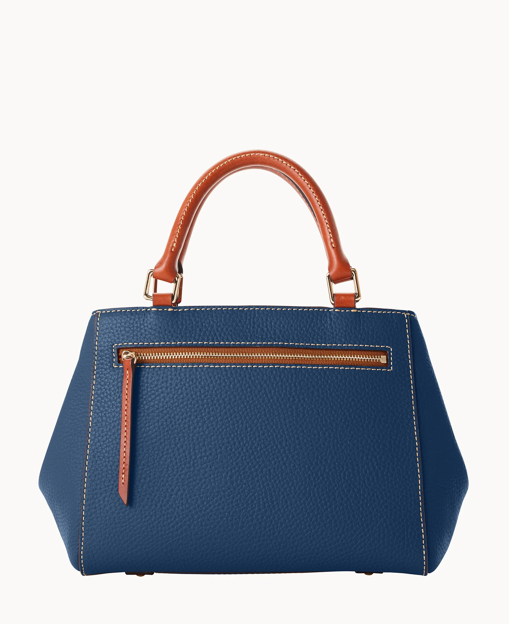 Pebble Grain Small Zip Satchel - Image 135
