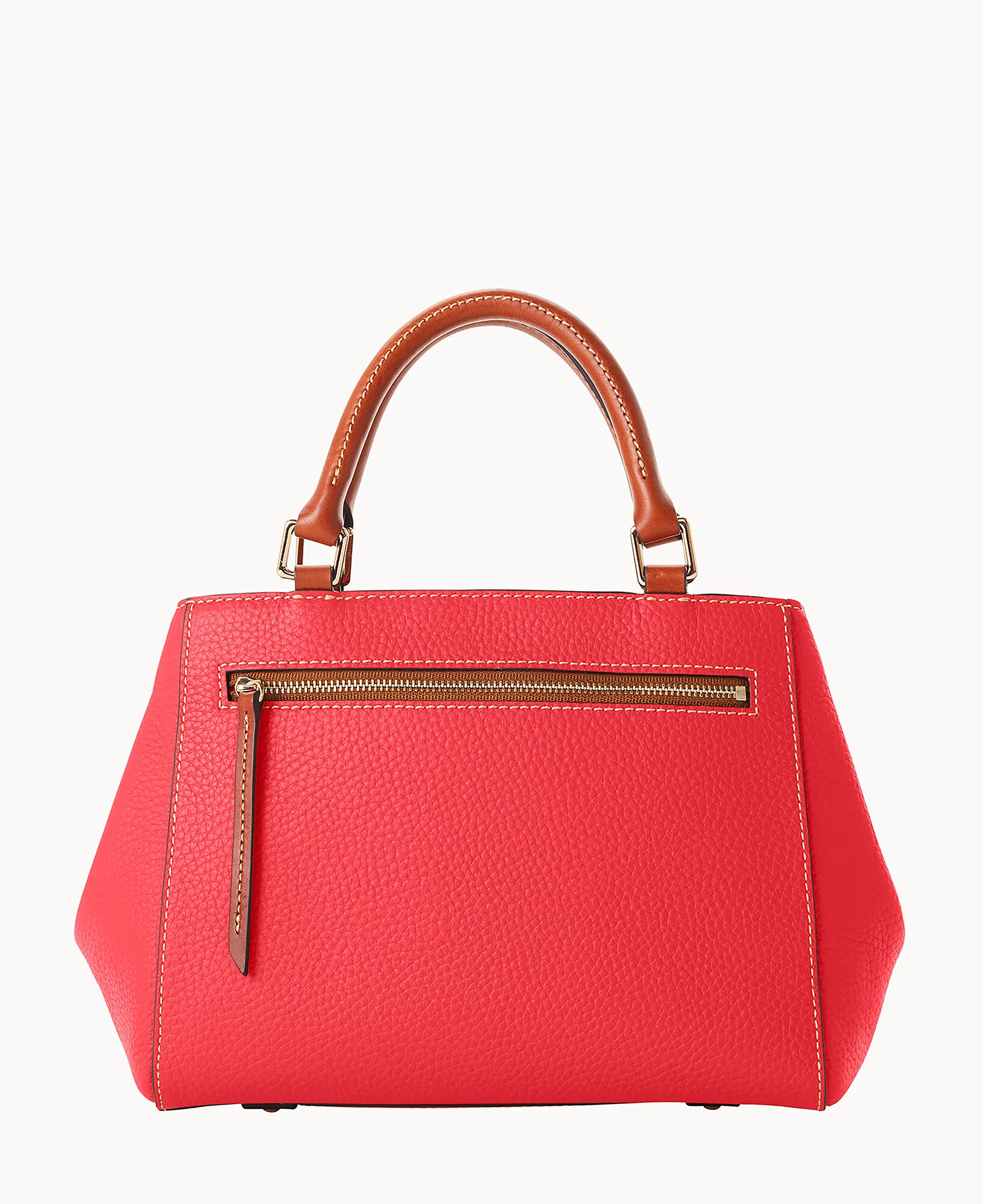 Pebble Grain Small Zip Satchel - Image 140