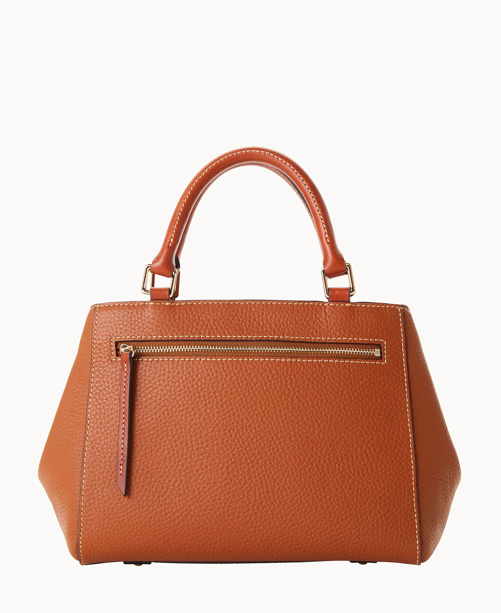 Pebble Grain Small Zip Satchel - Image 82