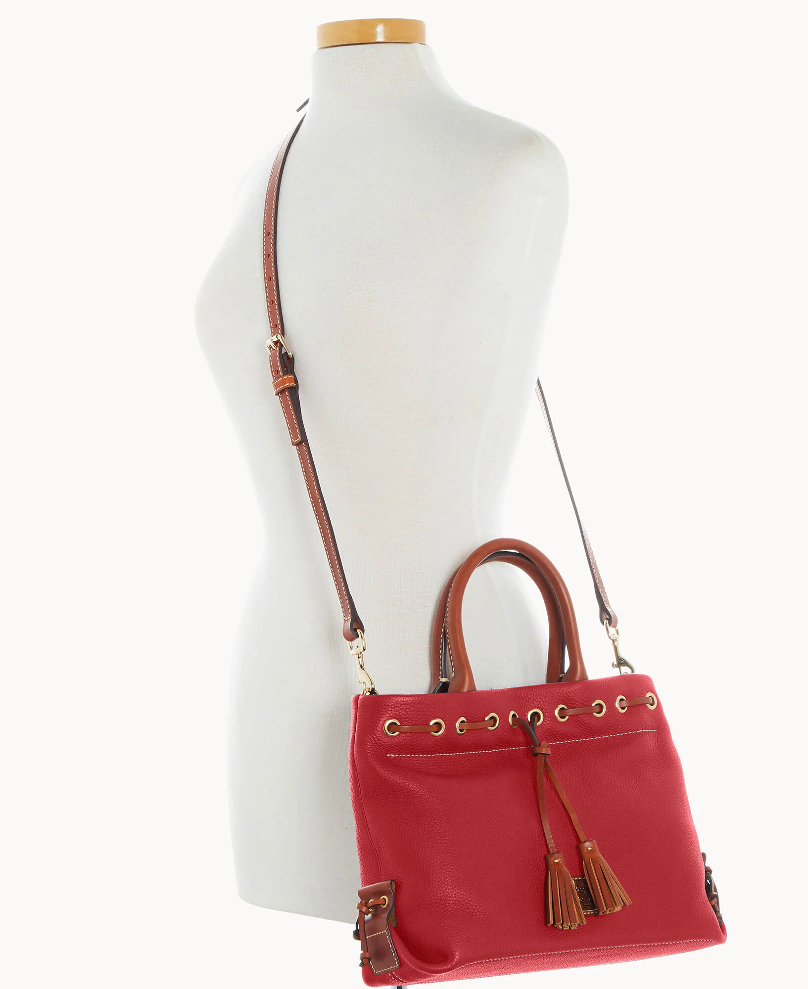 Pebble Grain Tassel Tote - Image 7