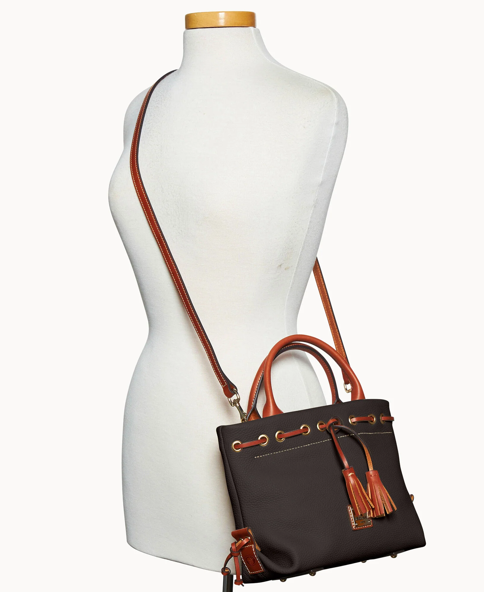 Pebble Grain Tassel Tote - Image 23