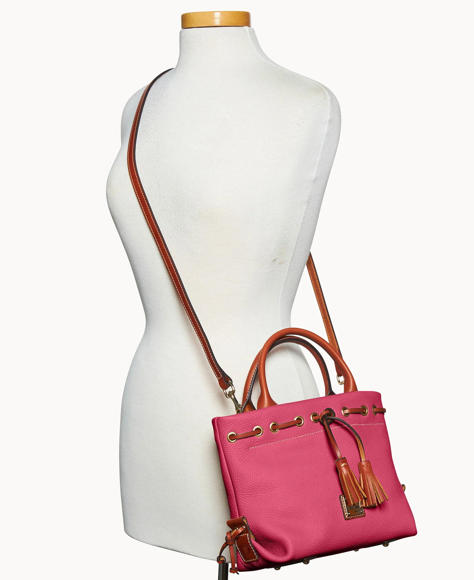 Pebble Grain Tassel Tote - Image 26